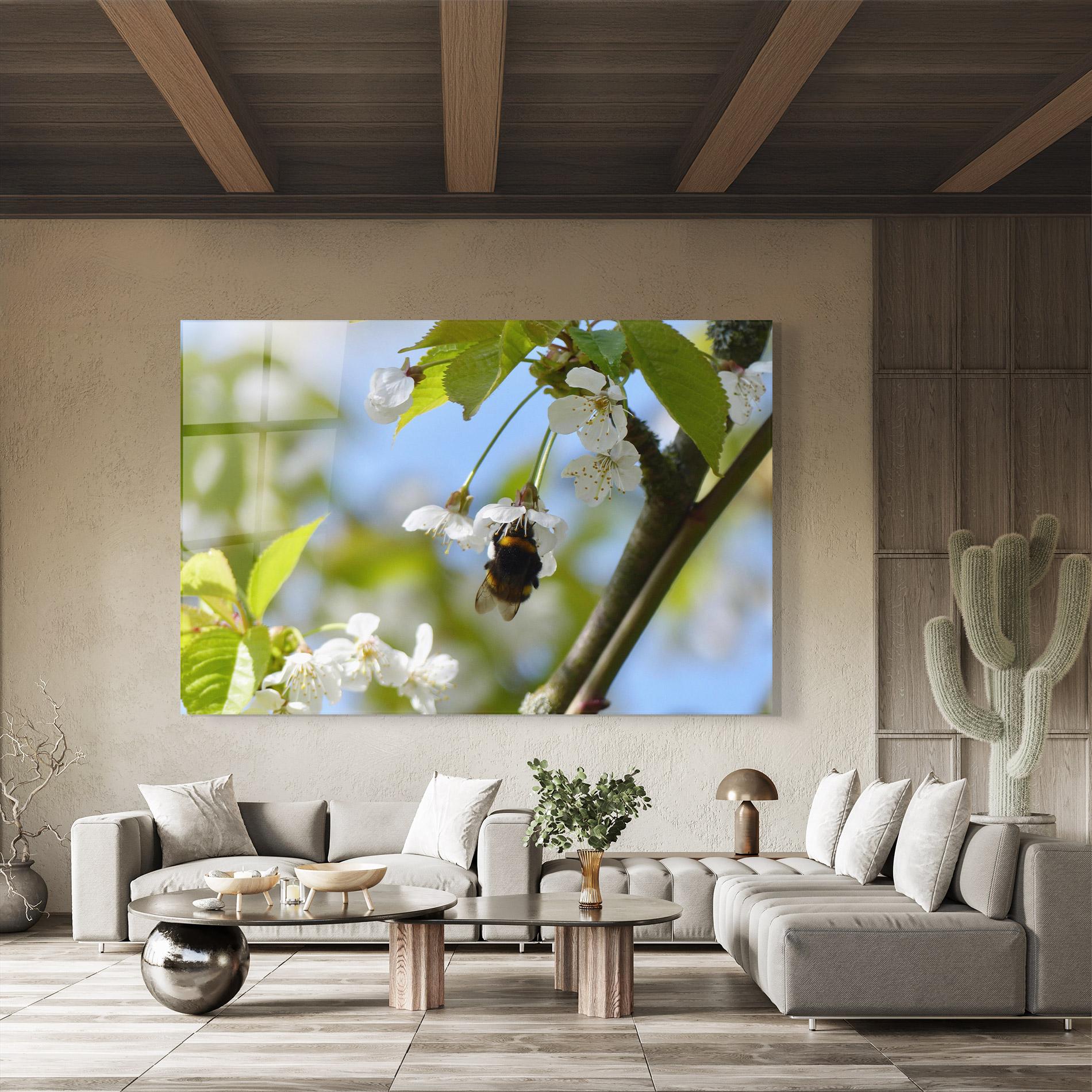 Glasbild Bee Wild Tree mockup 8
