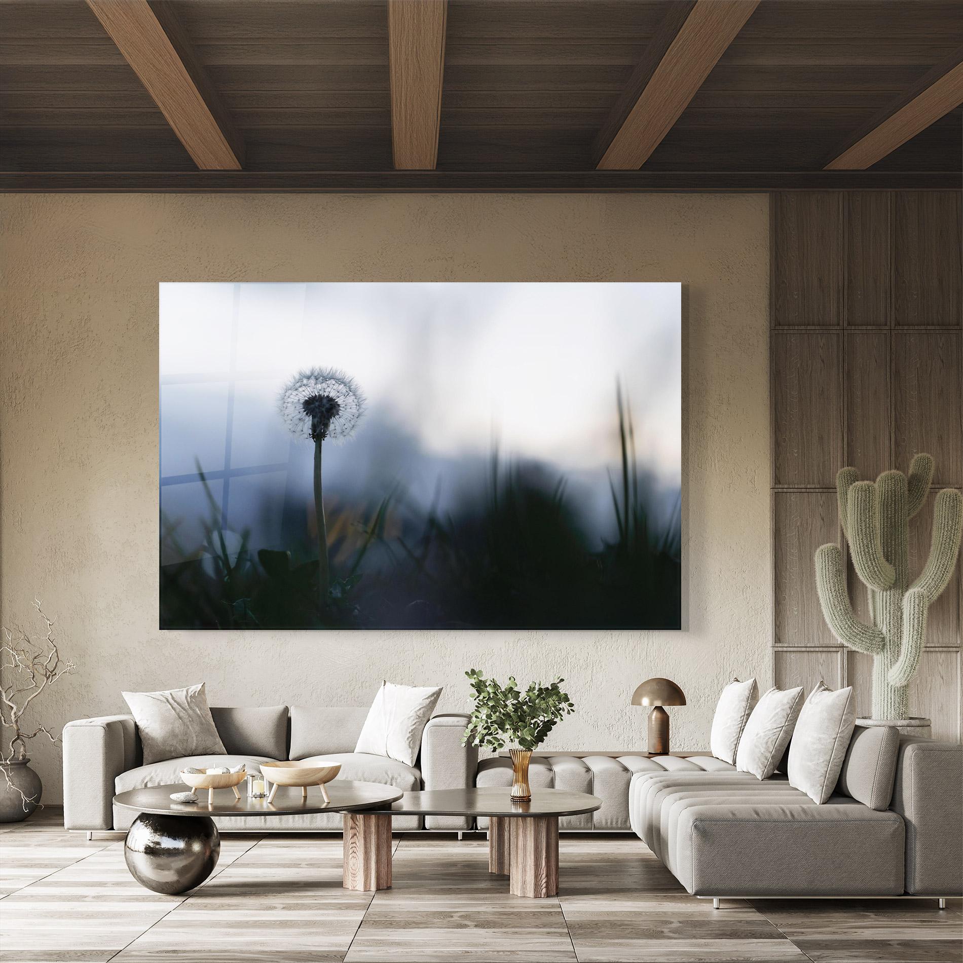 Glasbild Dandelion Wild View mockup 8