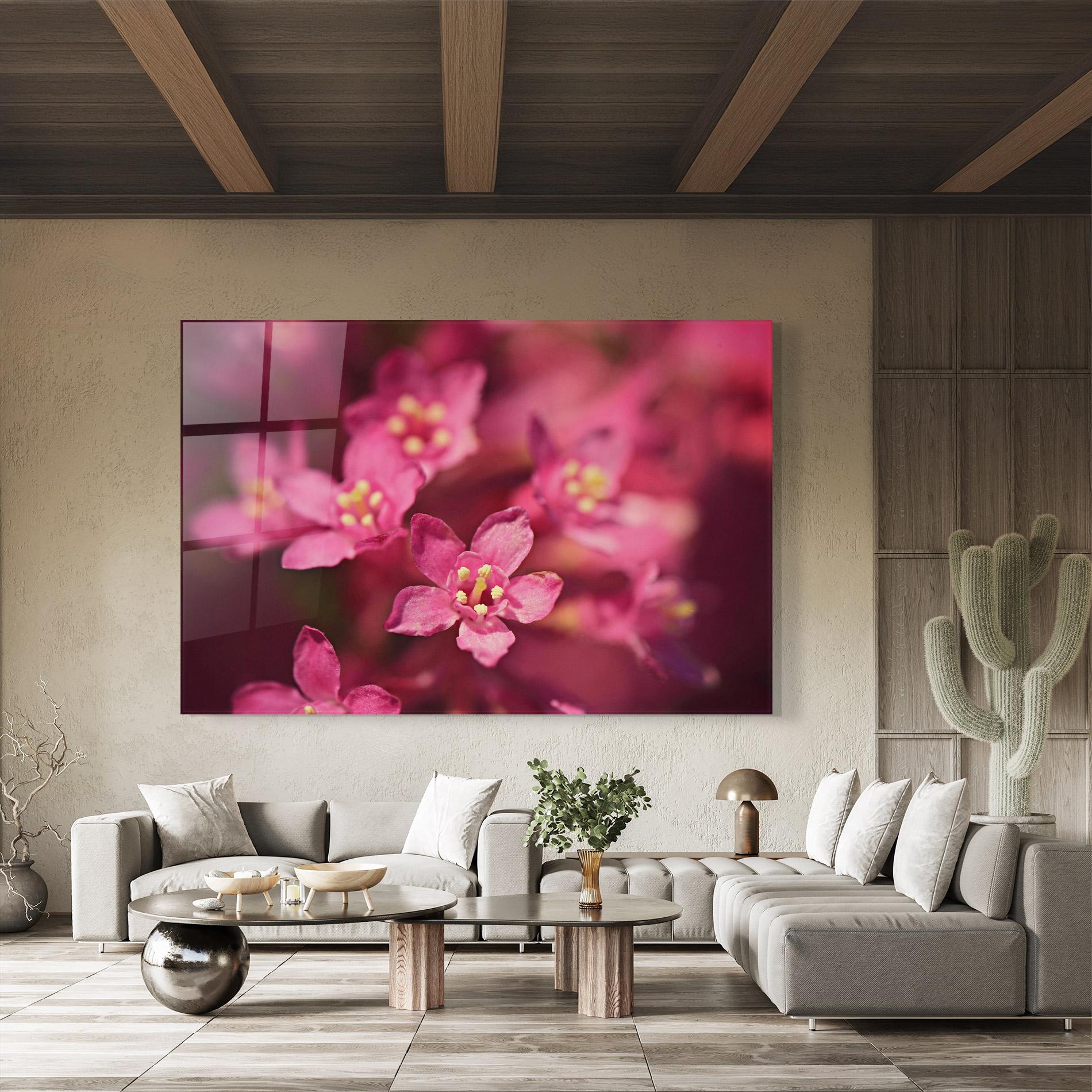 Glasbild Flower Background mockup 8