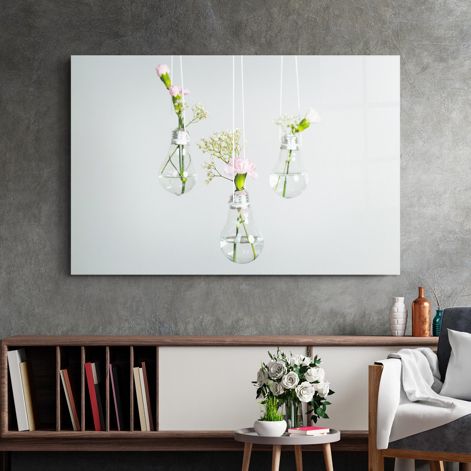 Glasbild Floating Vase mockup 2