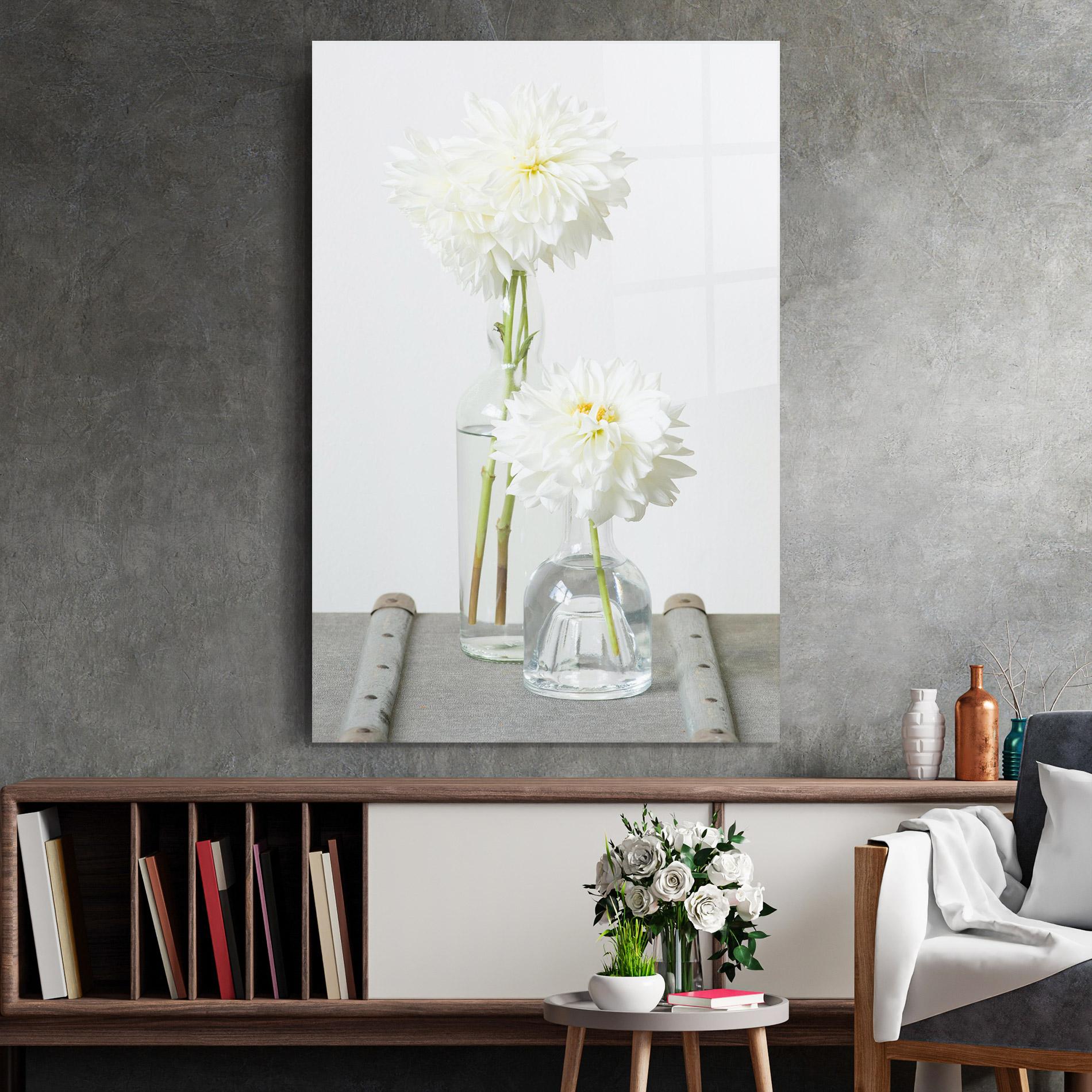 Glasbild Big Flower Vase mockup 2