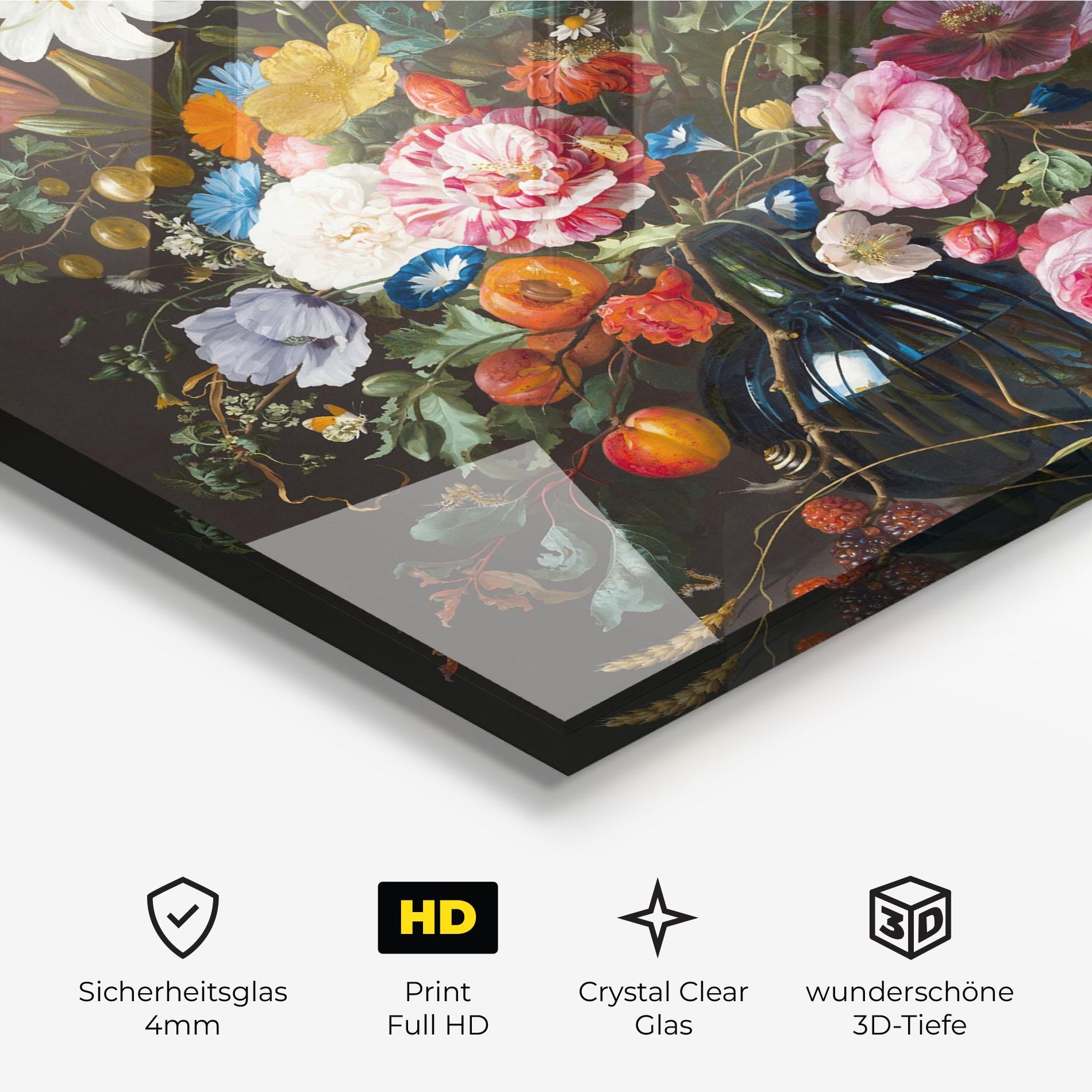 Glasbild Blossom Of Life mockup 3