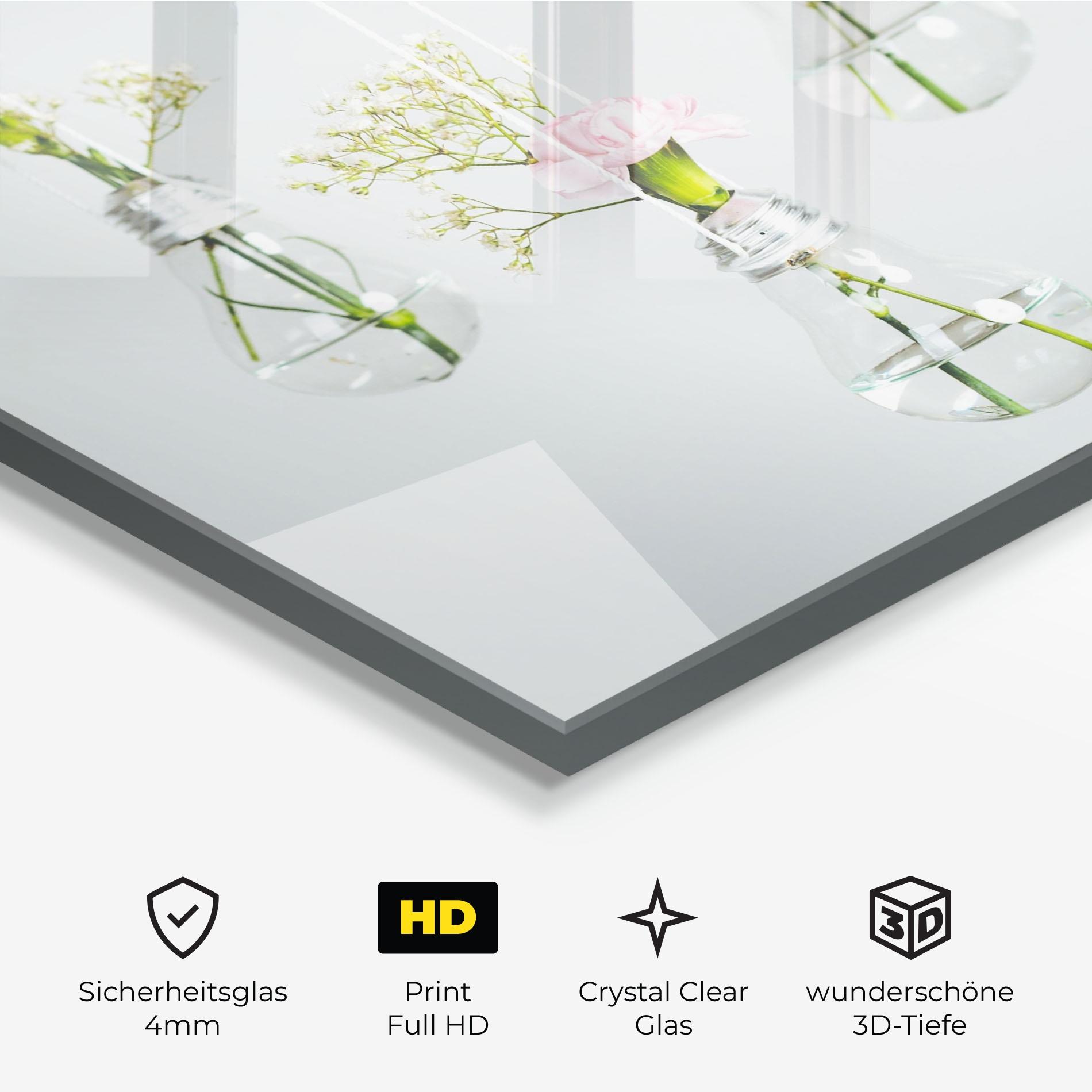 Glasbild Floating Vase mockup 3