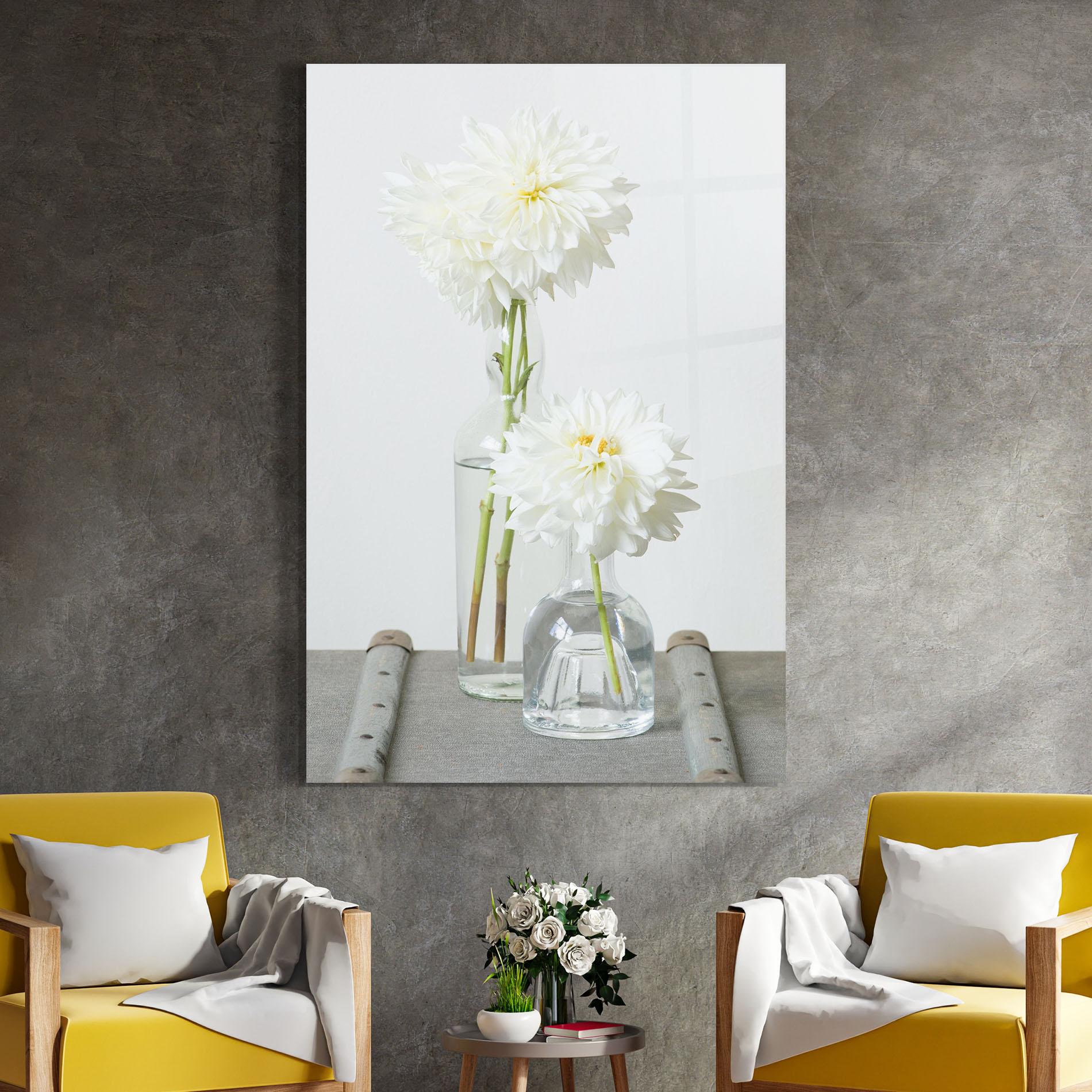 Glasbild Big Flower Vase mockup 4