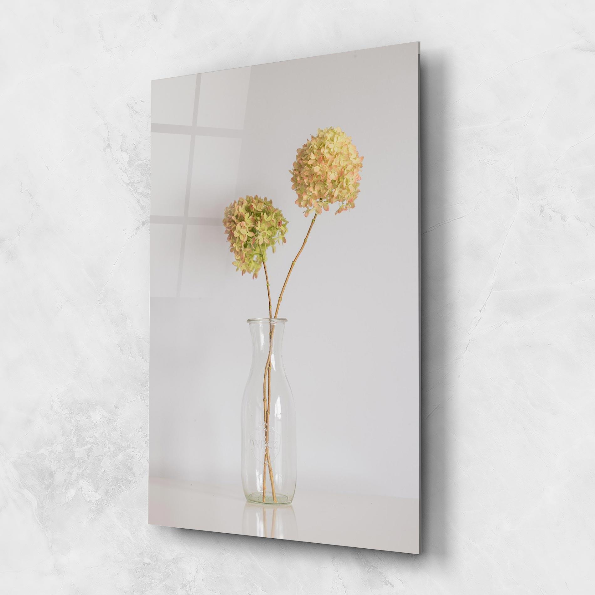 Glasbild Pretty Flower Vase mockup 1