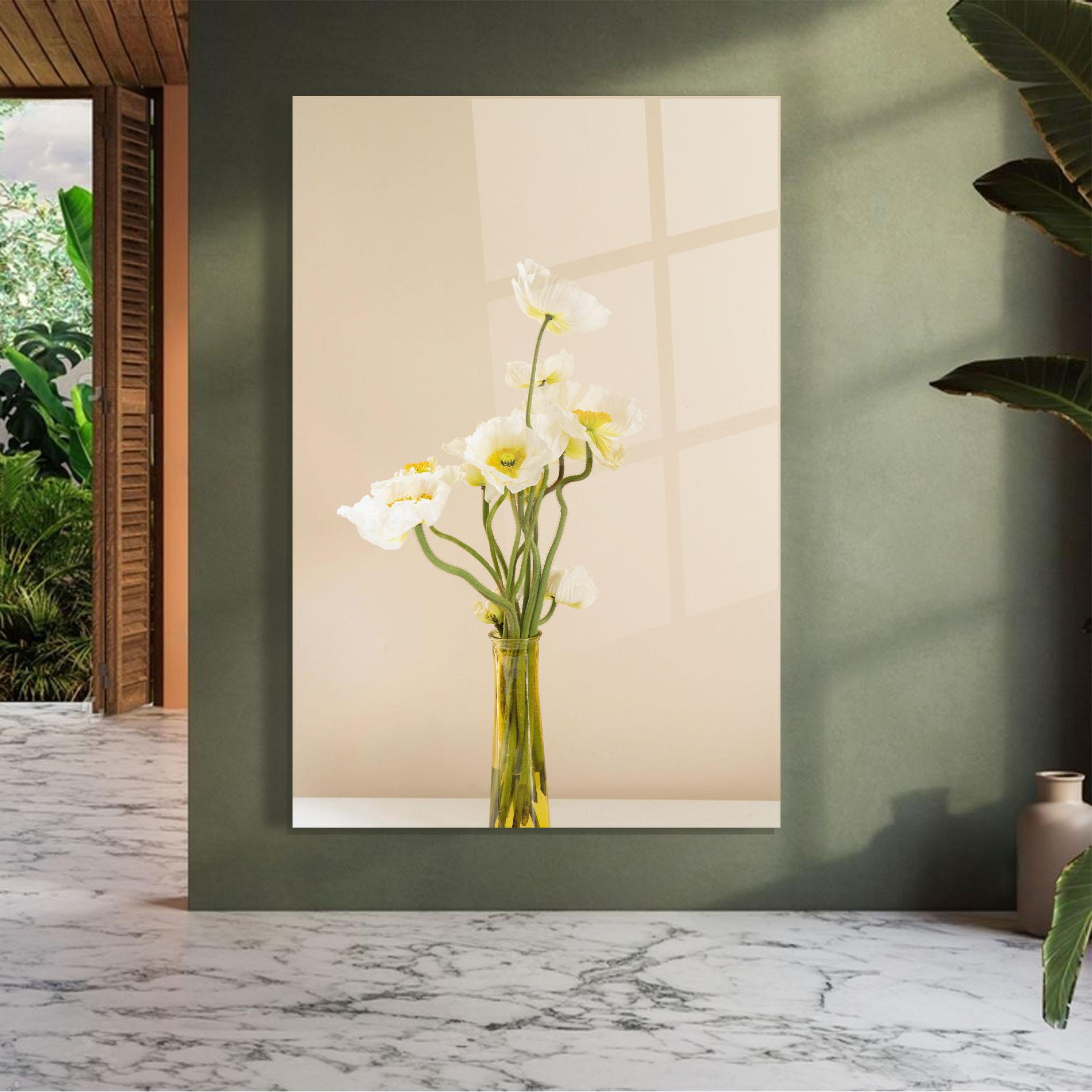 Glasbild Pretty Vase mockup 7