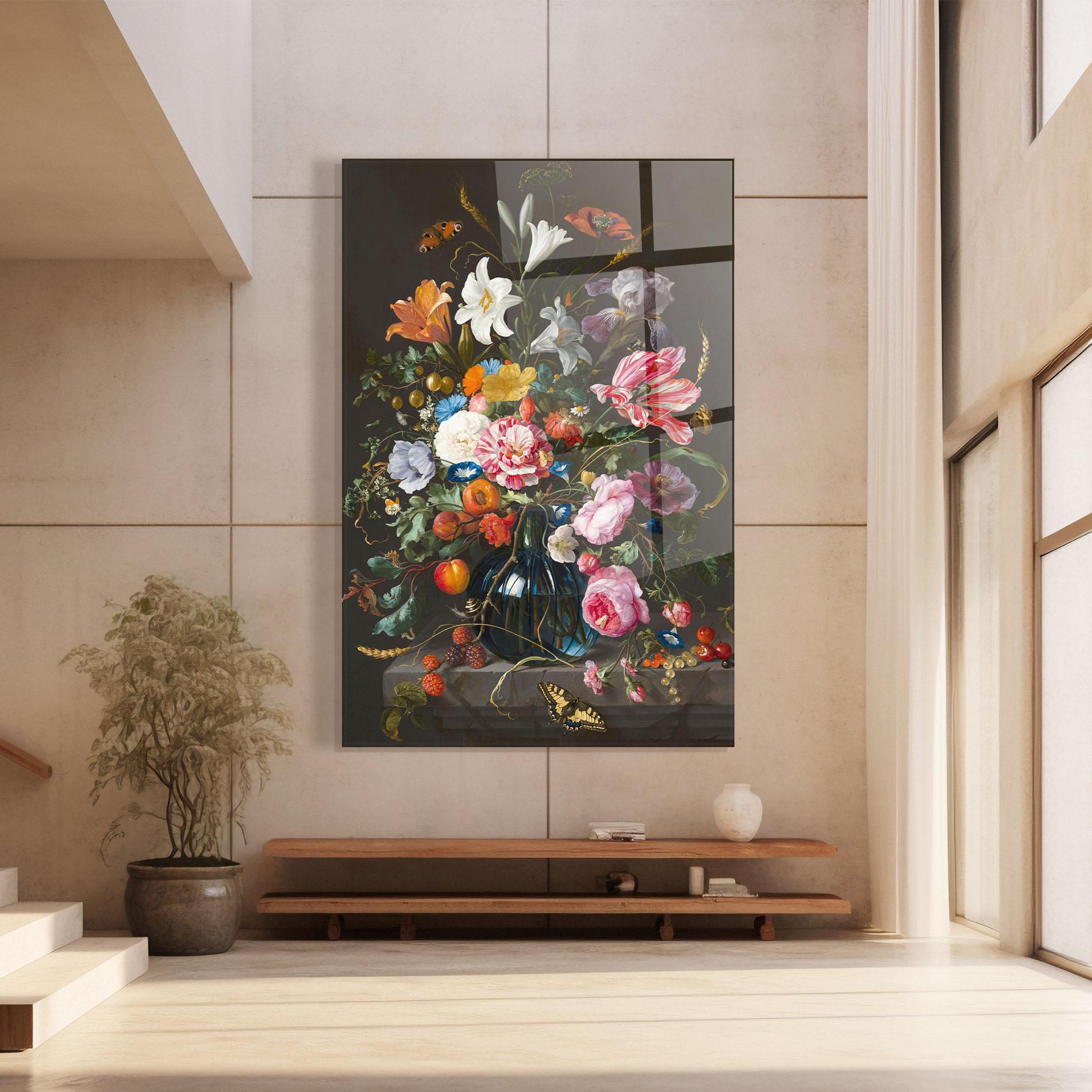 Glasbild Blossom Of Life mockup 8