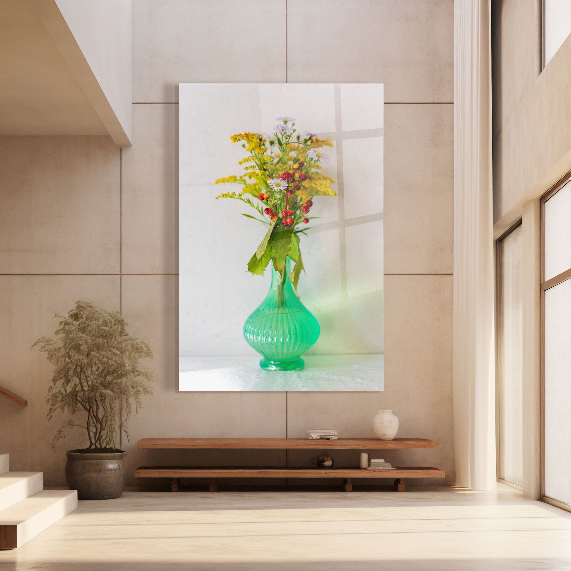 Green Pretty Vase mockup 8