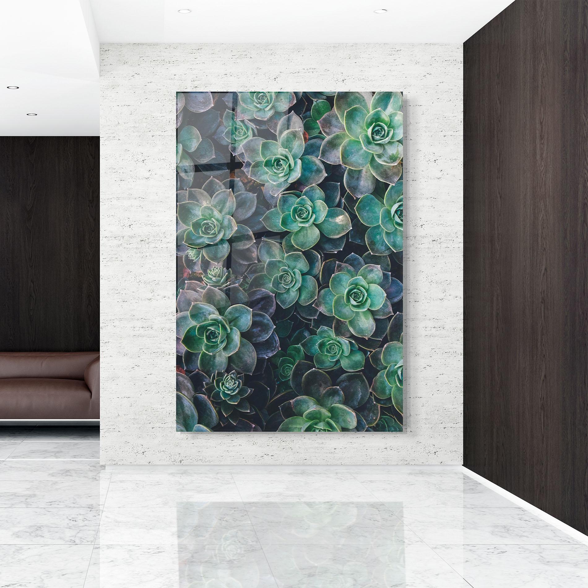 Glasbild Green Lilac Tree mockup 9