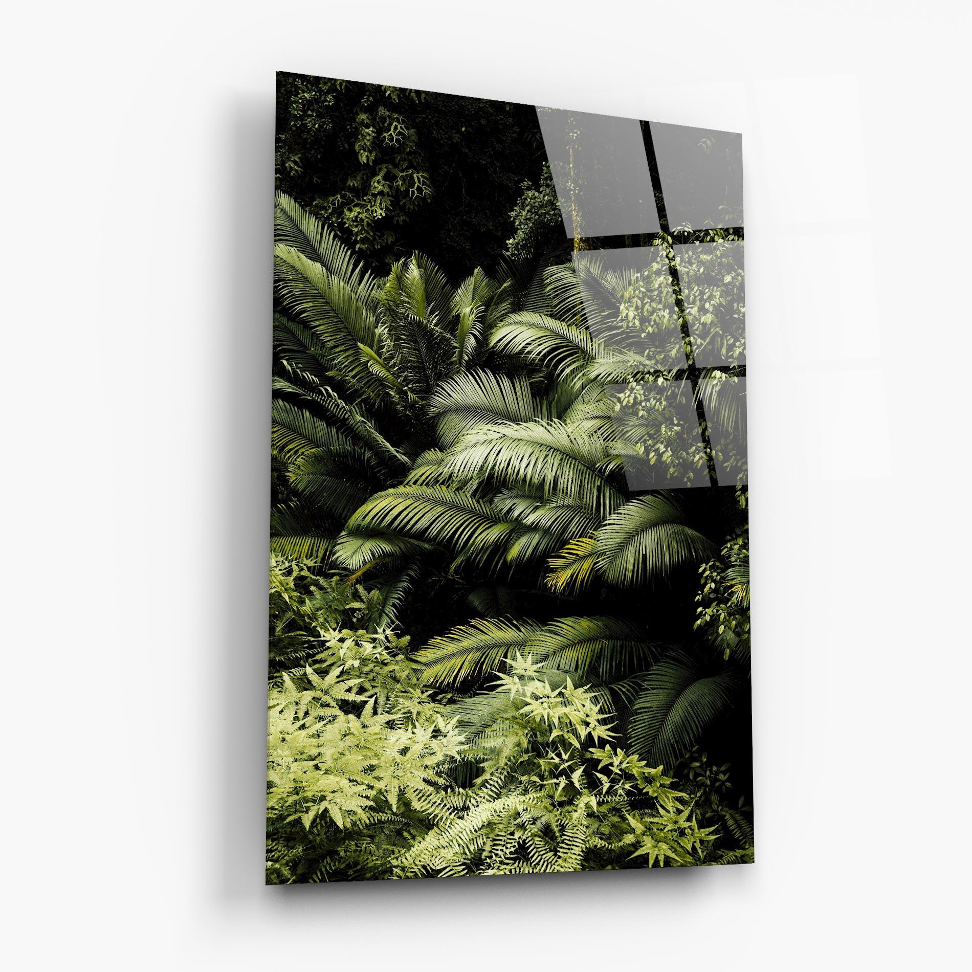 Glasbild Into The Jungle mockup 6