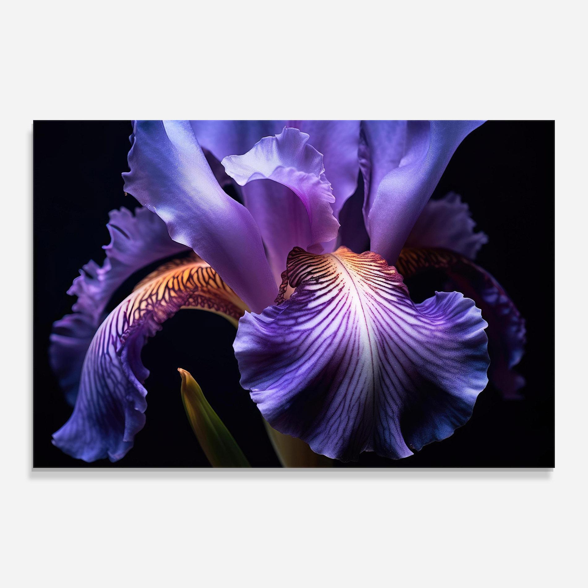 Glasbild Iris Beautiful Close Up mockup 0