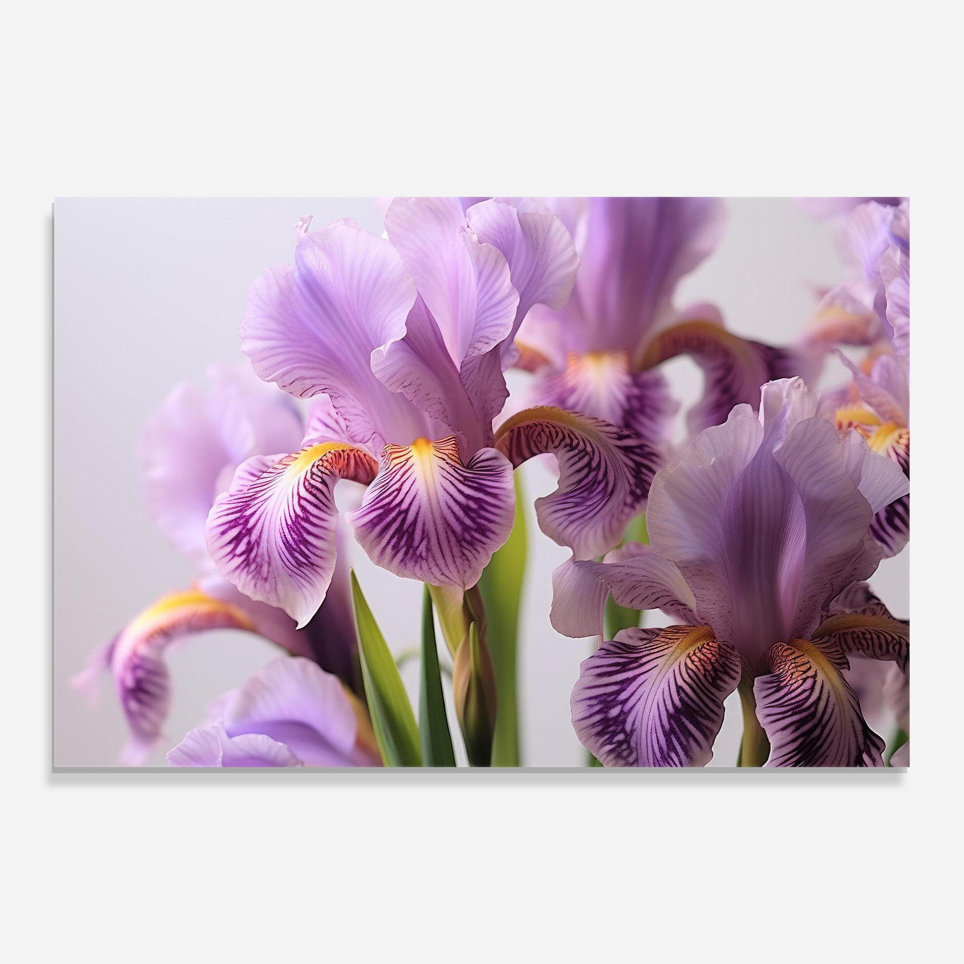 Glasbild Iris In Vase mockup 0