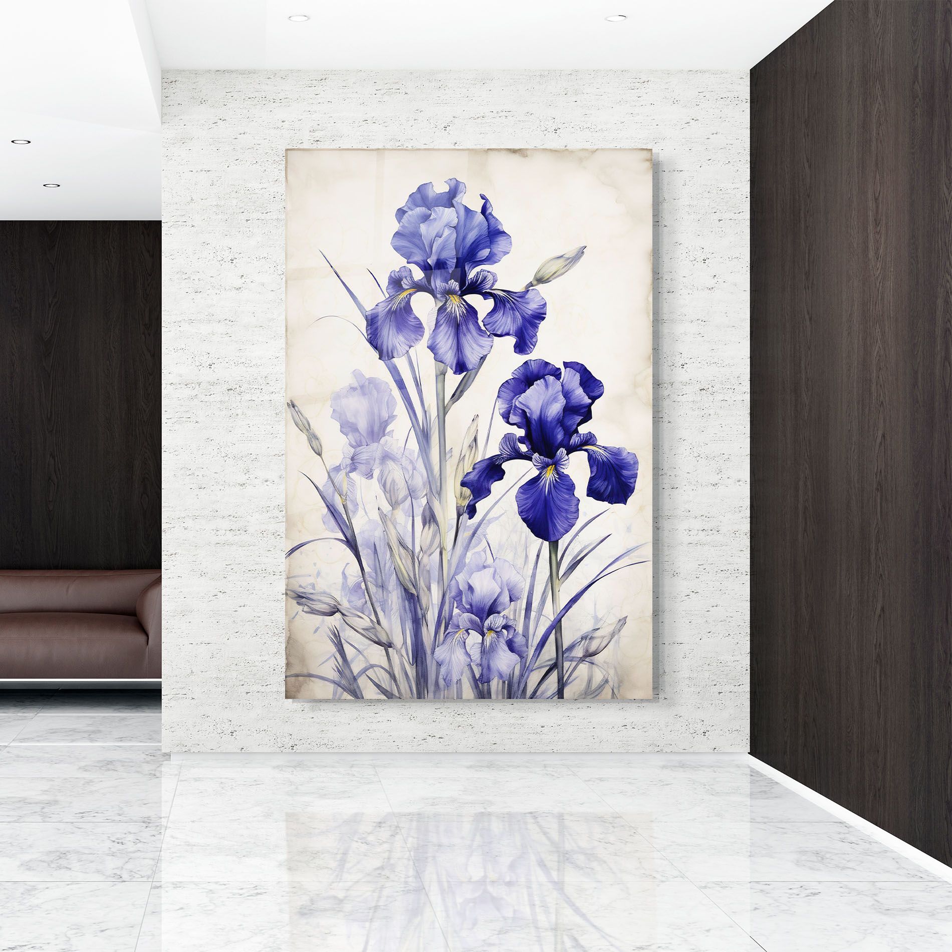Irises Painting mockup 9