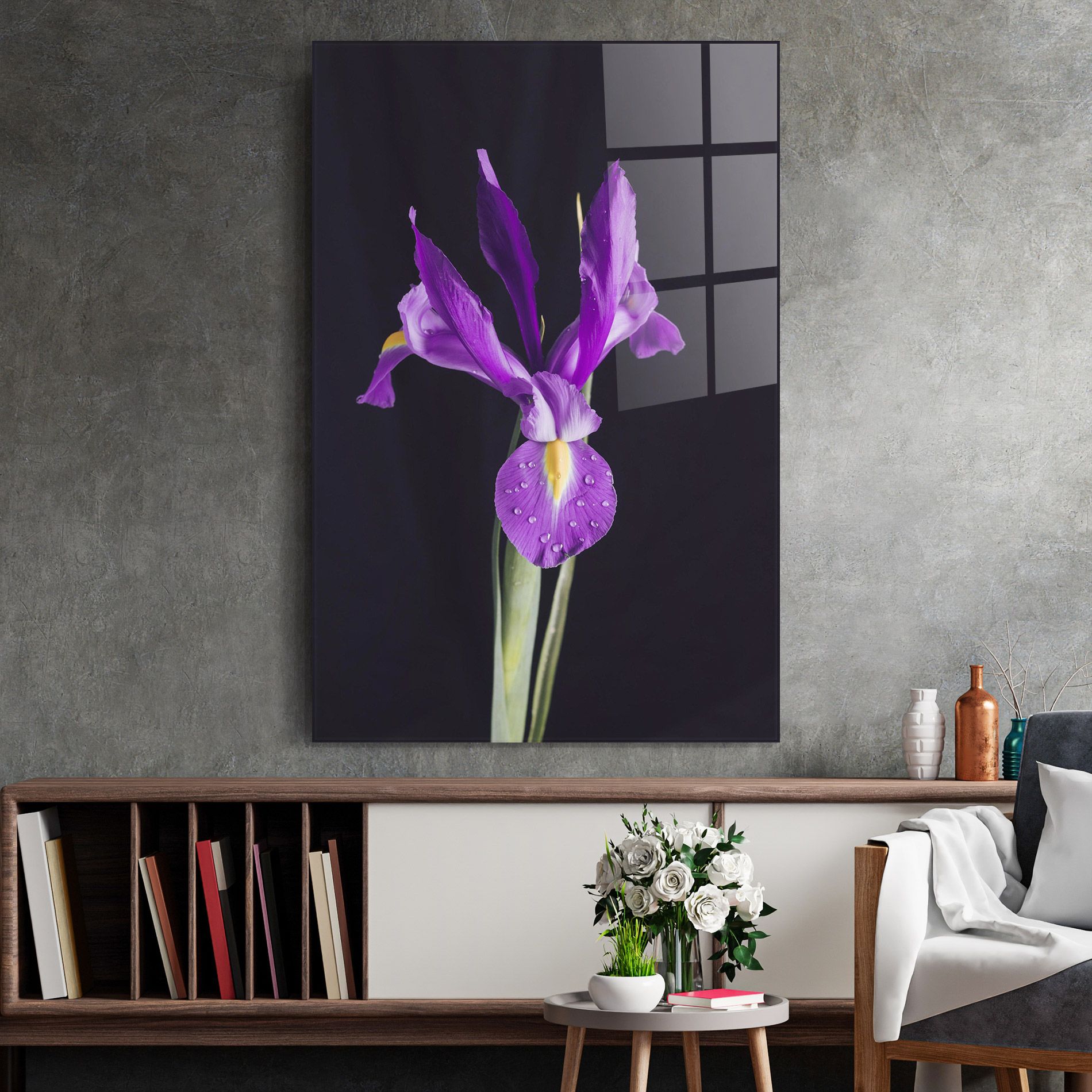 Fresh Purple Iris mockup 2