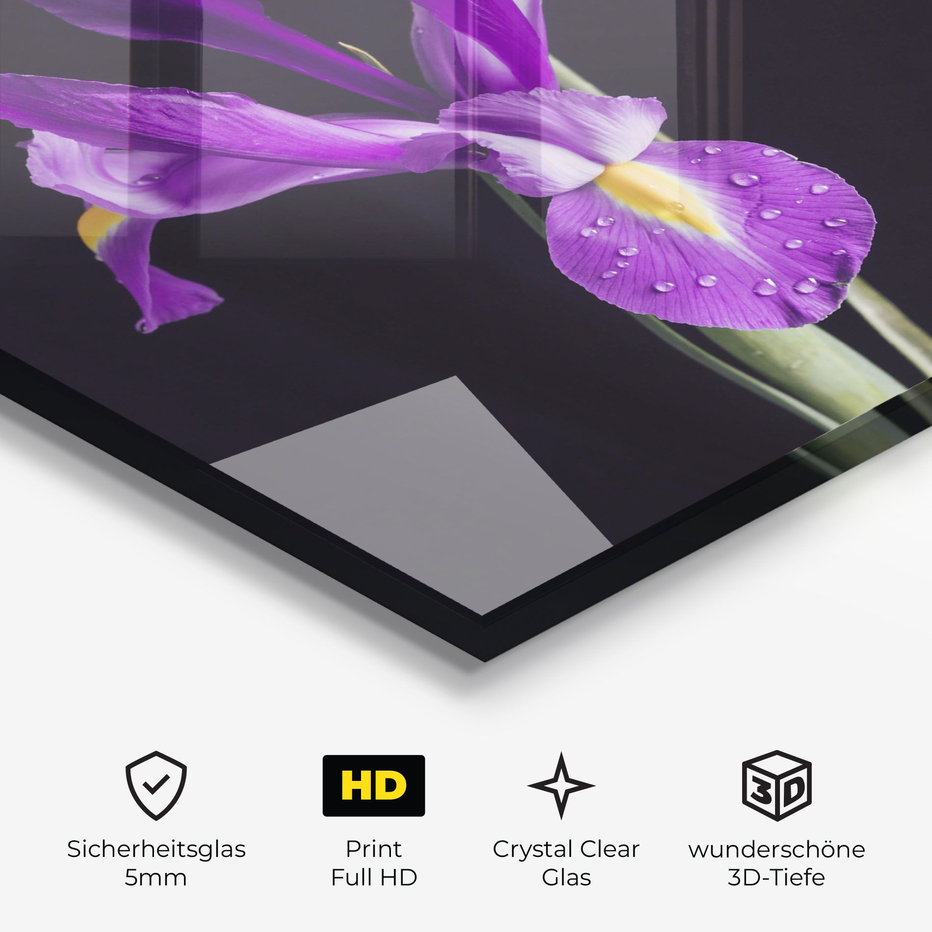 Fresh Purple Iris mockup 3