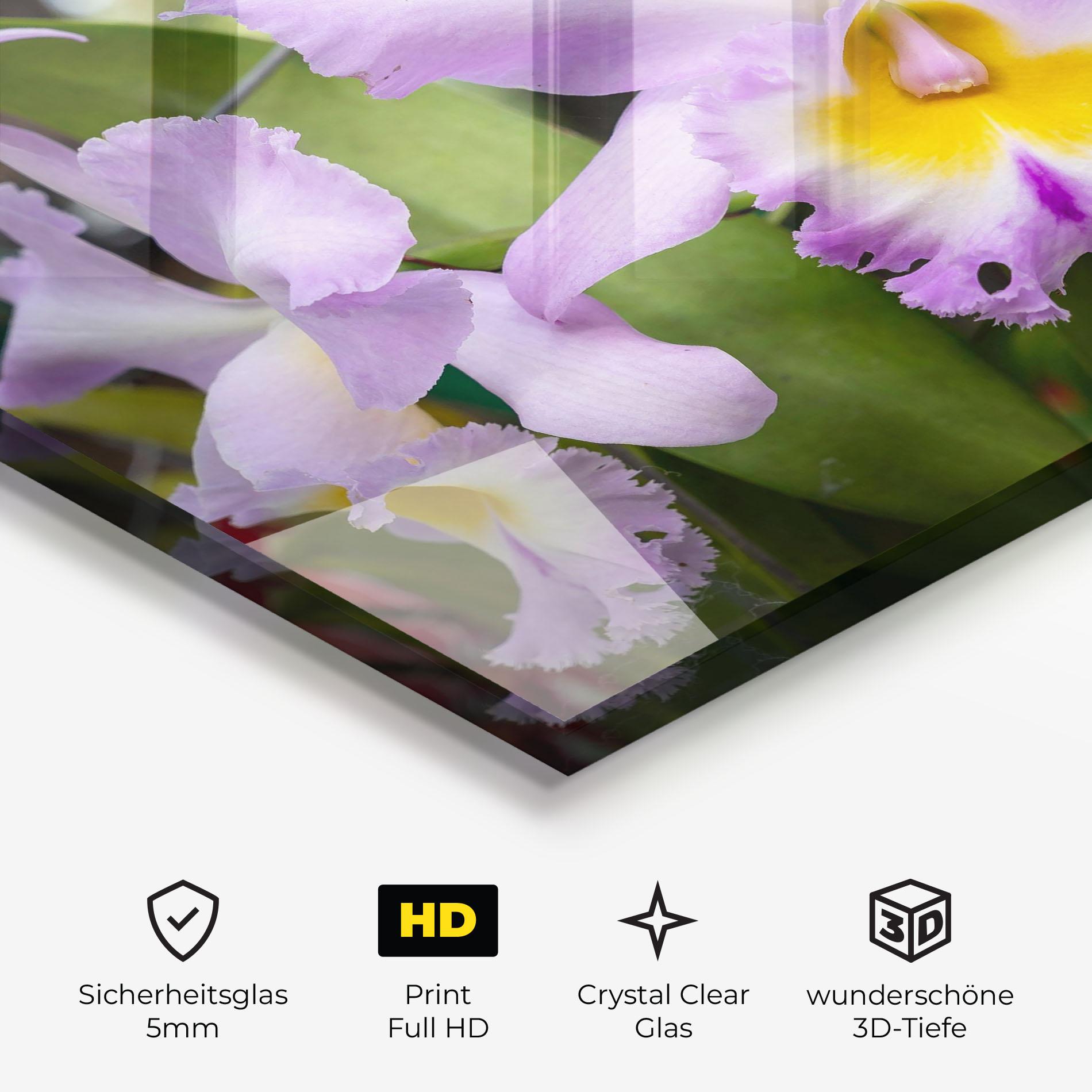 Glasbild Light Purple Iris mockup 3
