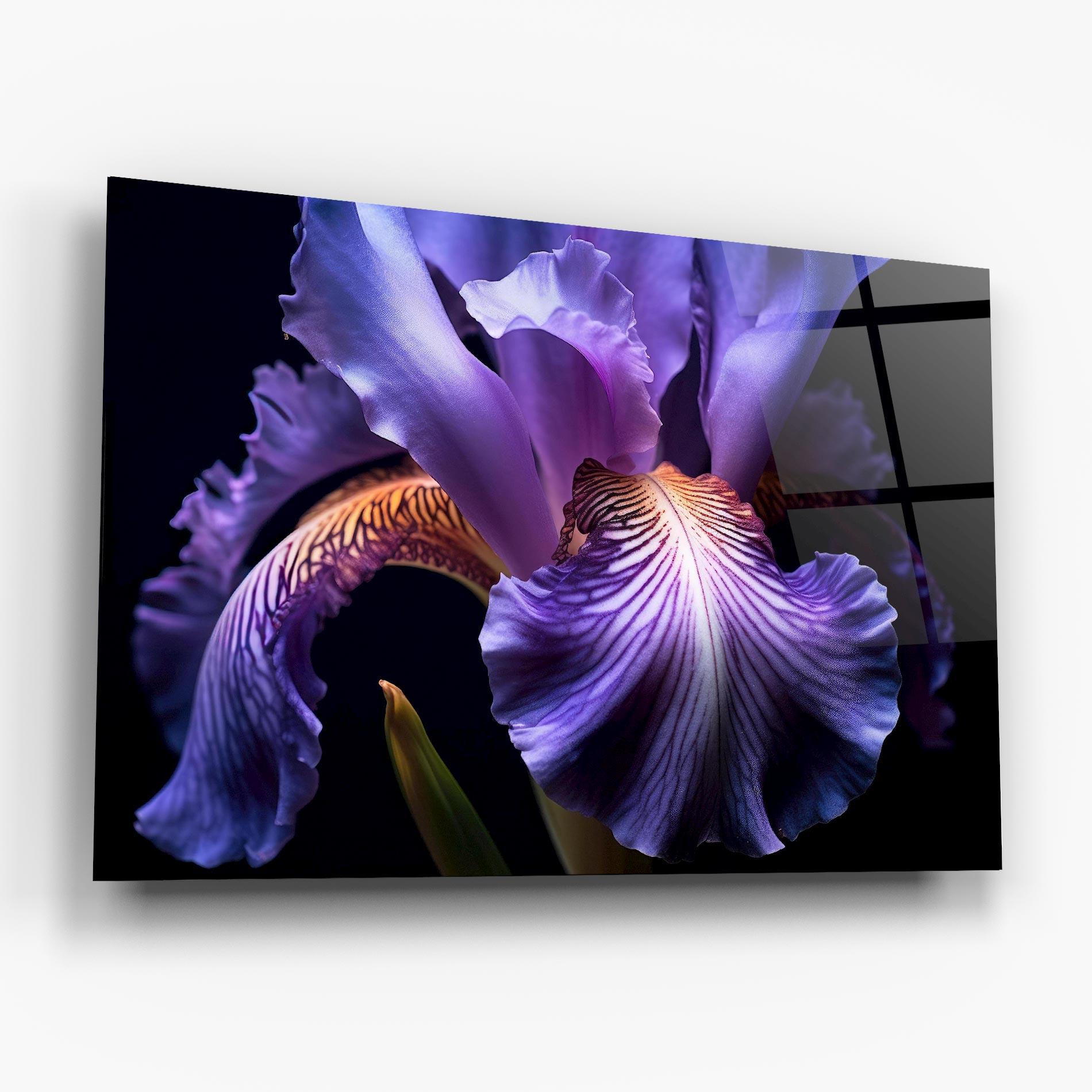Glasbild Iris Beautiful Close Up mockup 6