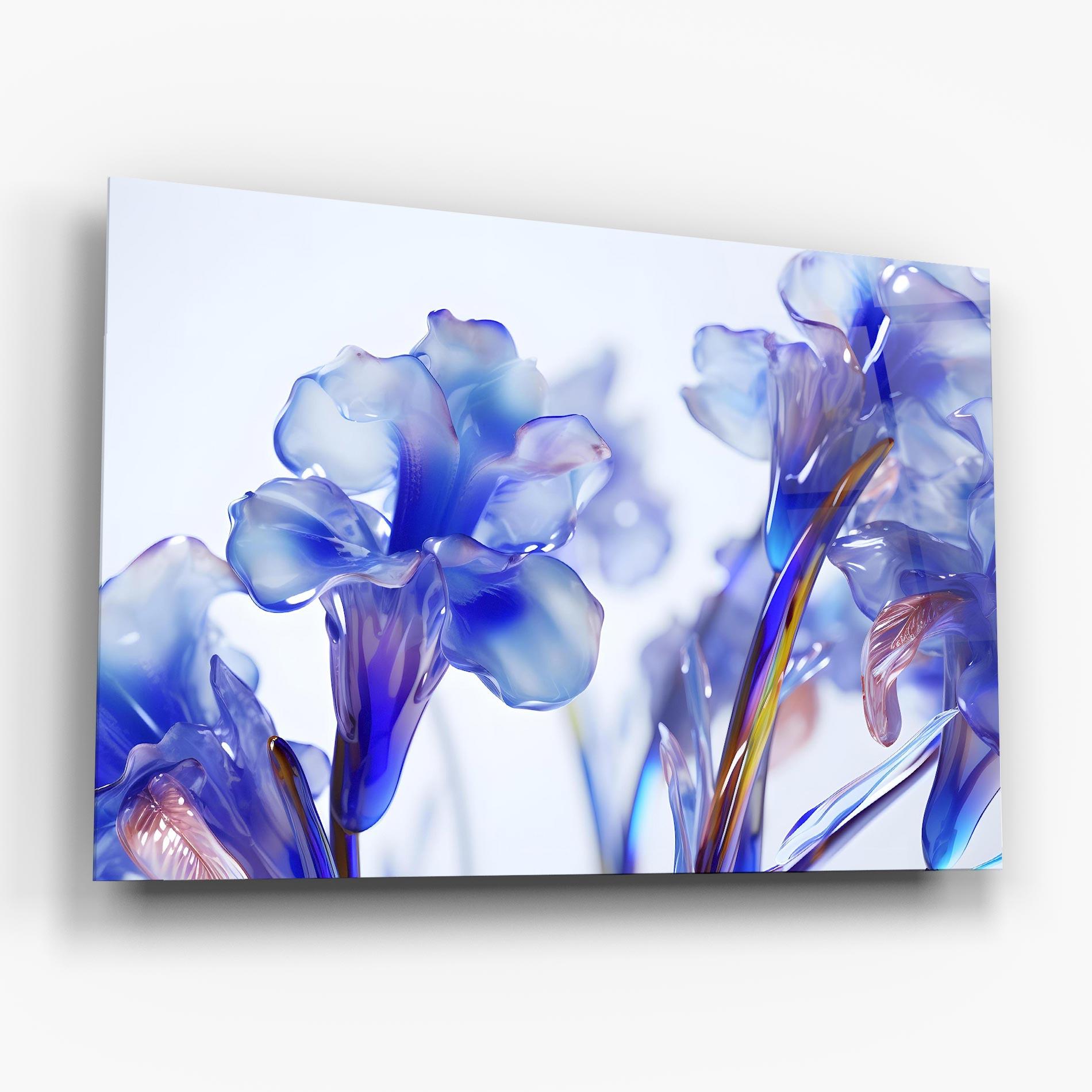 Glasbild Iris Glass mockup 6