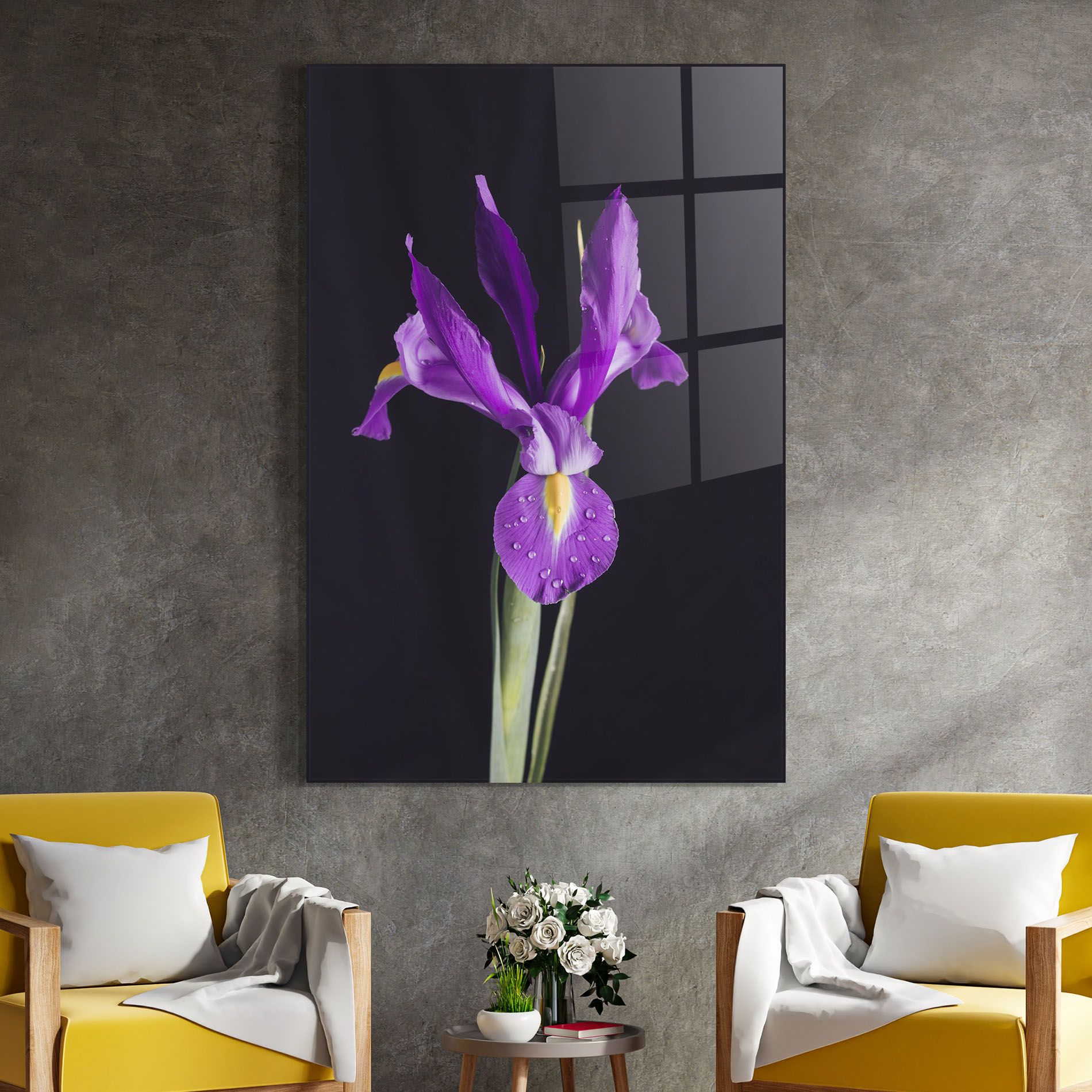 Fresh Purple Iris mockup 4