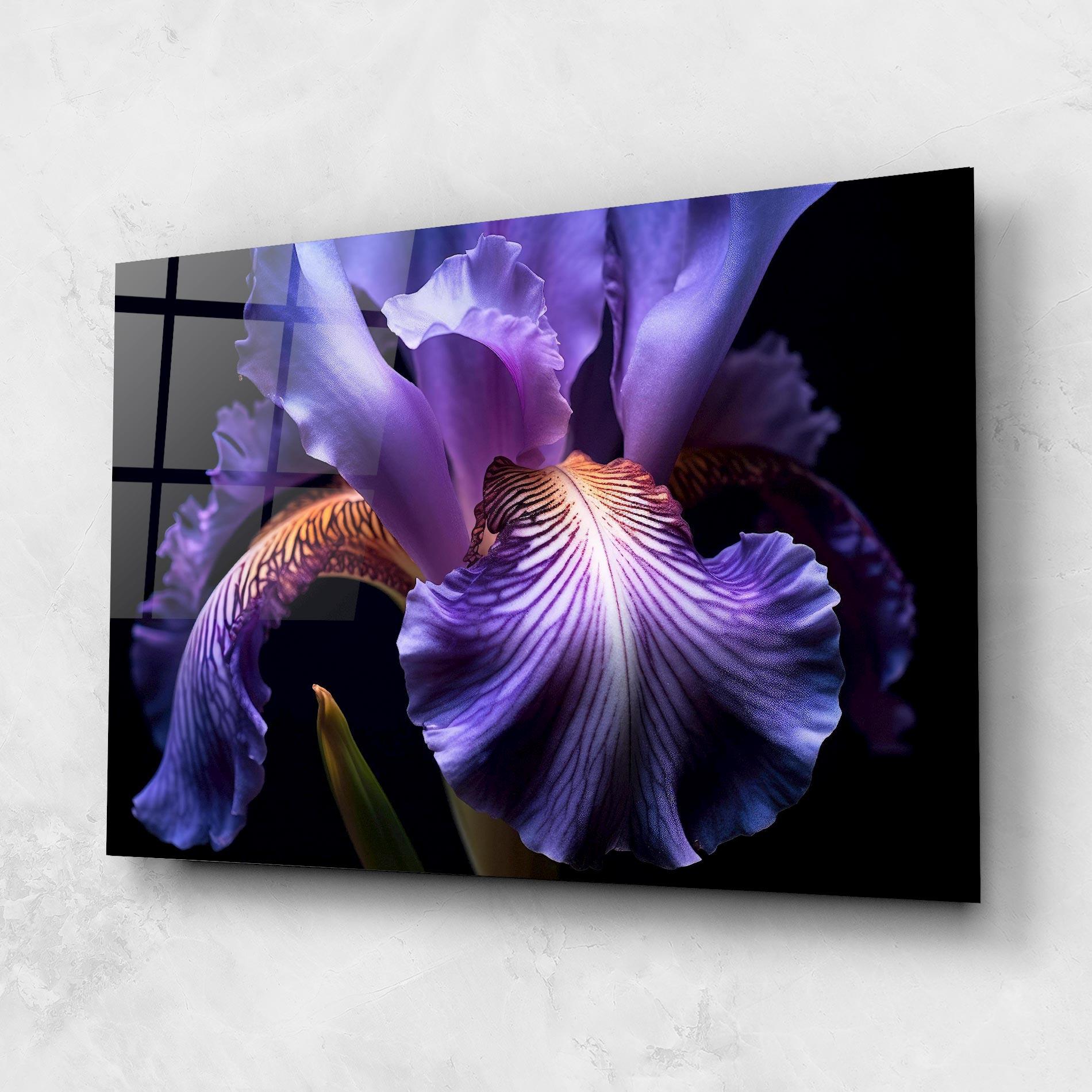 Glasbild Iris Beautiful Close Up mockup 1