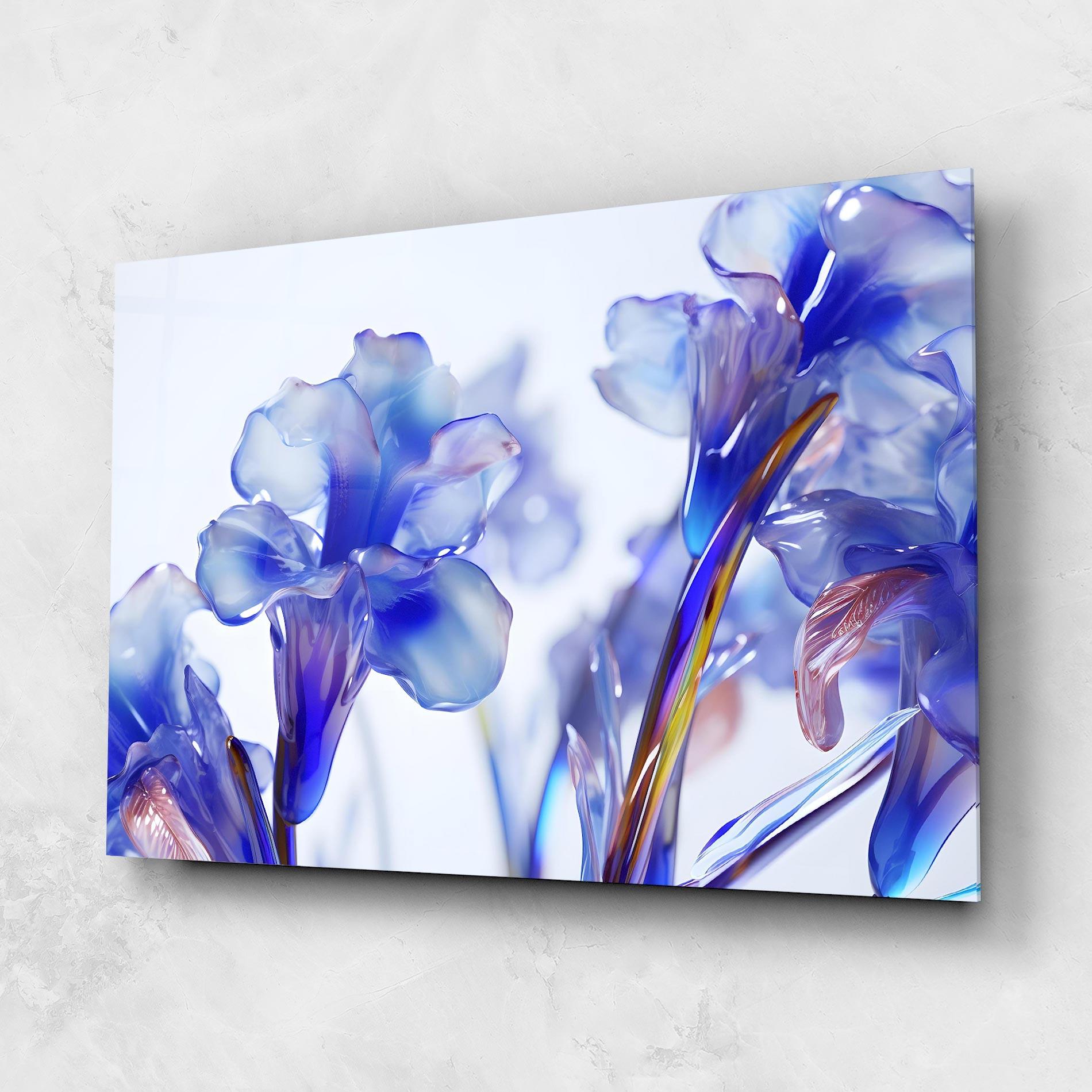 Glasbild Iris Glass mockup 1