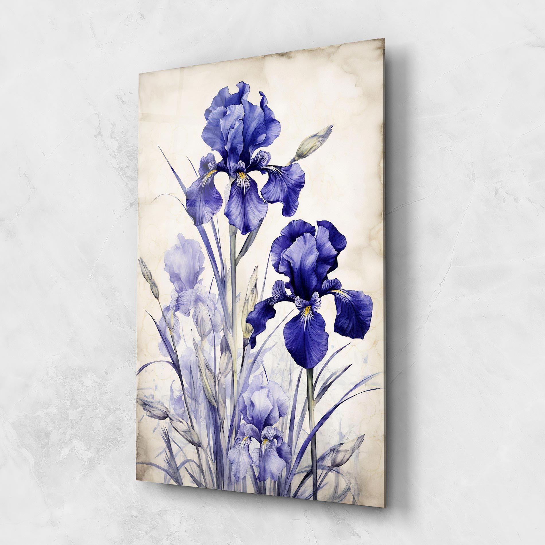 Irises Painting mockup 1