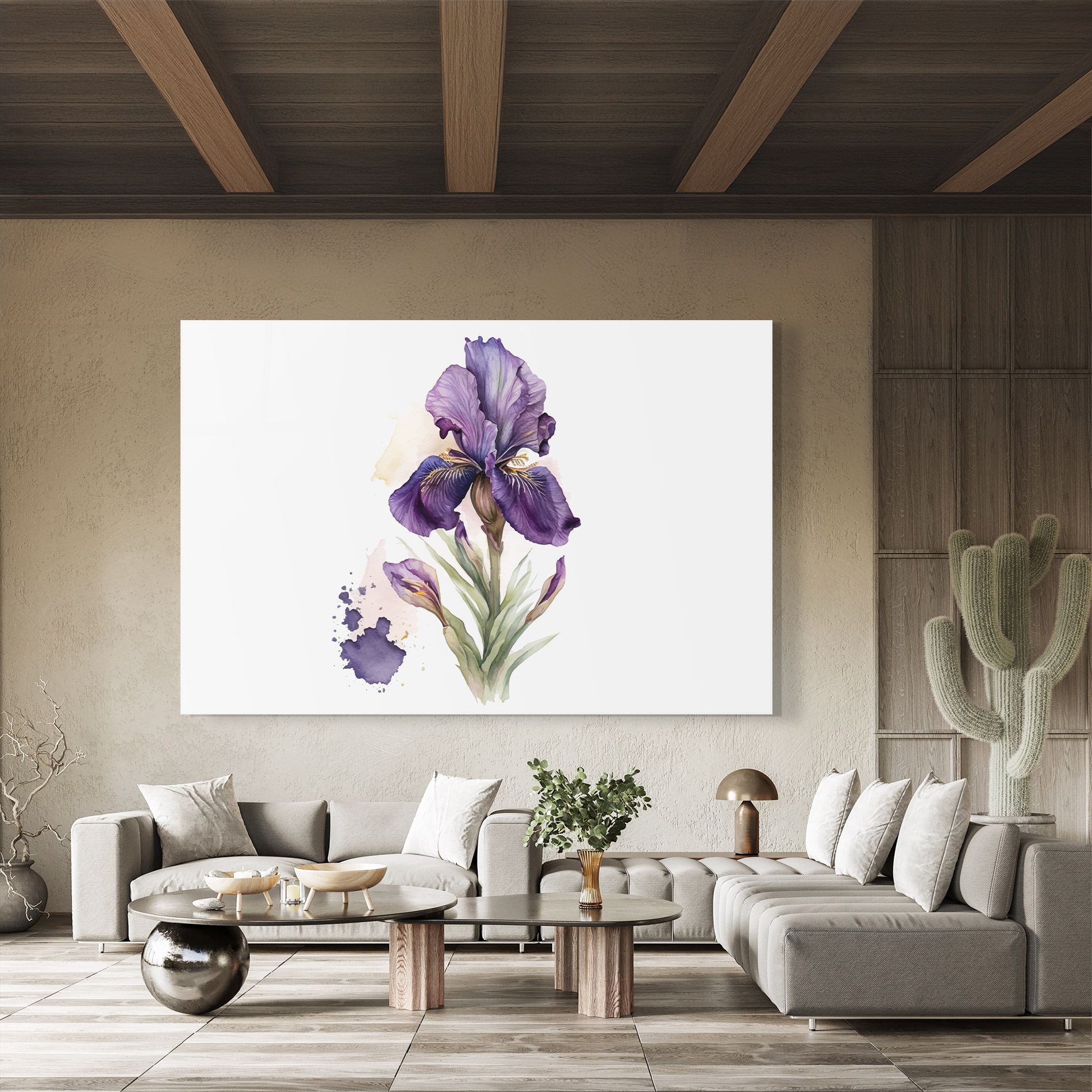 Beautiful Purple Iris mockup 8