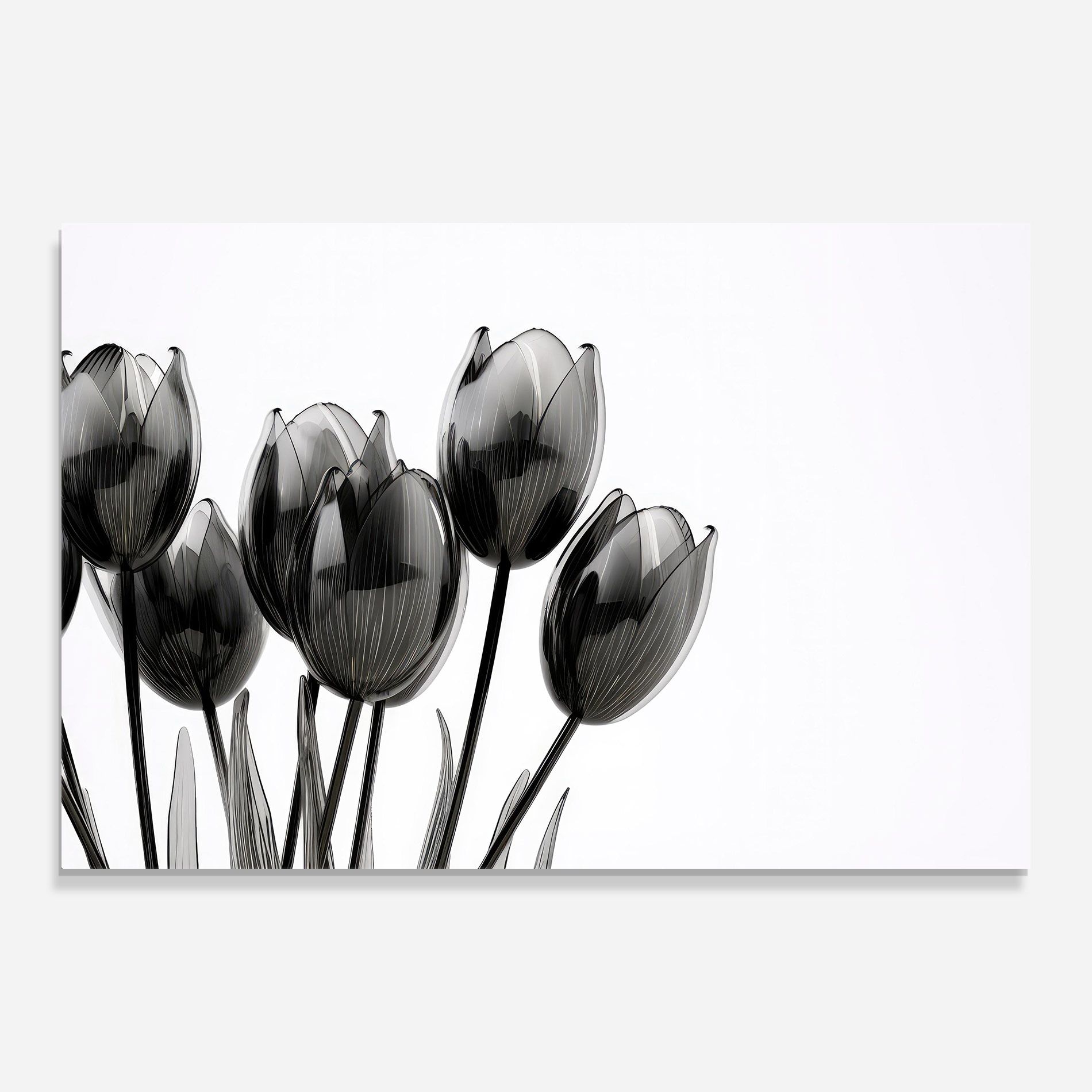 Black Glass Tulips mockup 0
