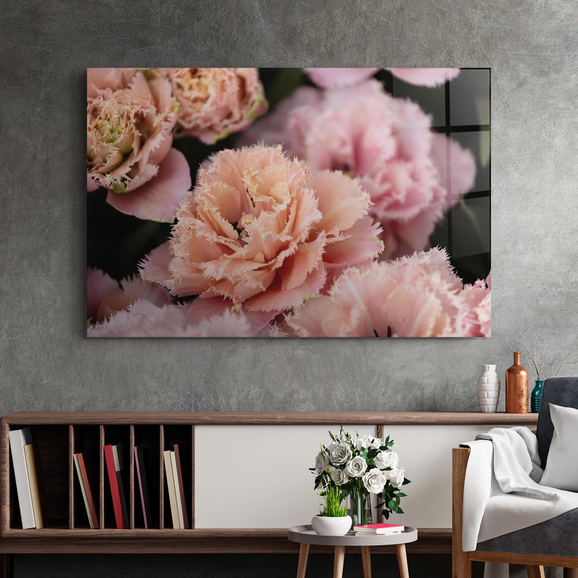 Pastel Fringed Tulips mockup 2