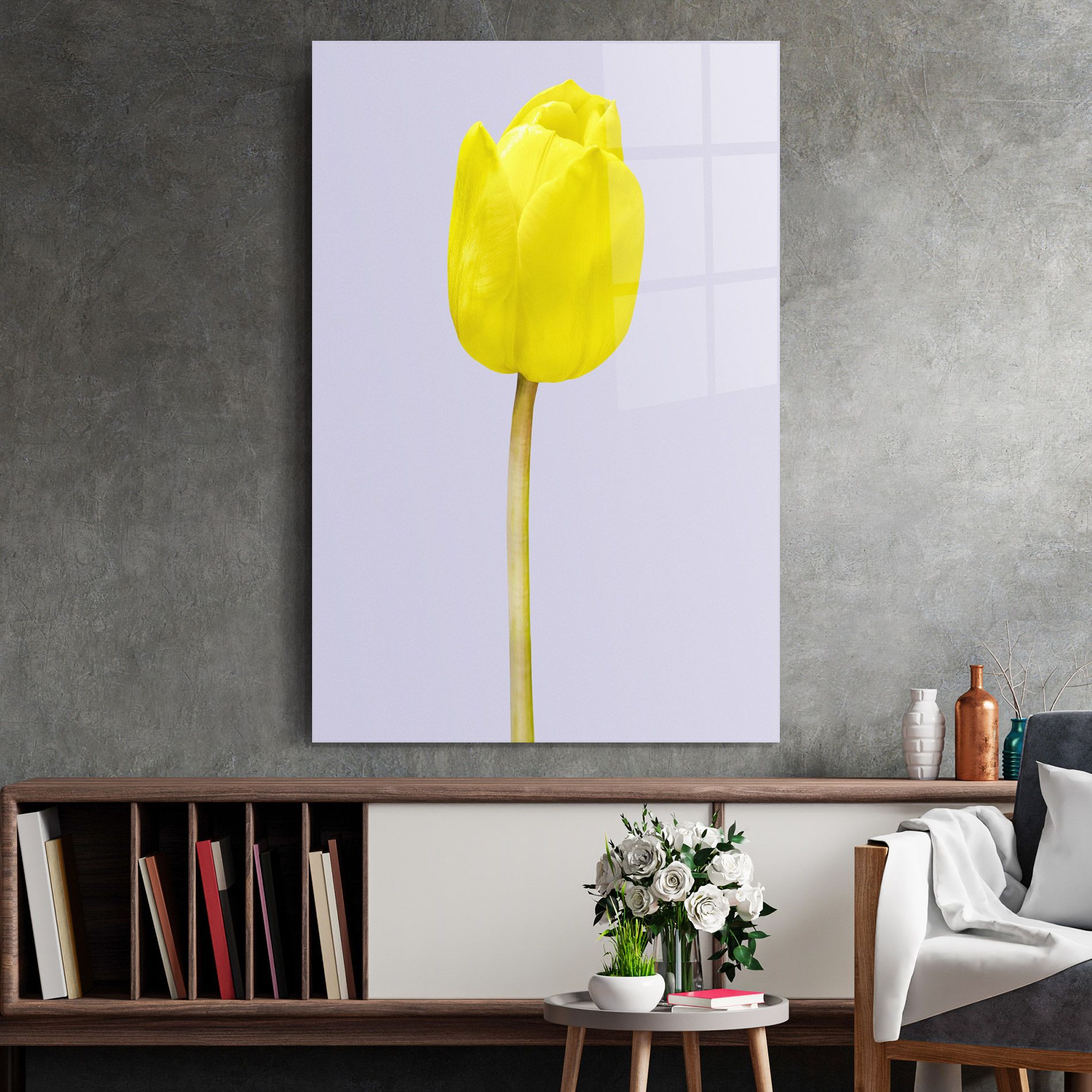 One Yellow Tulip mockup 2