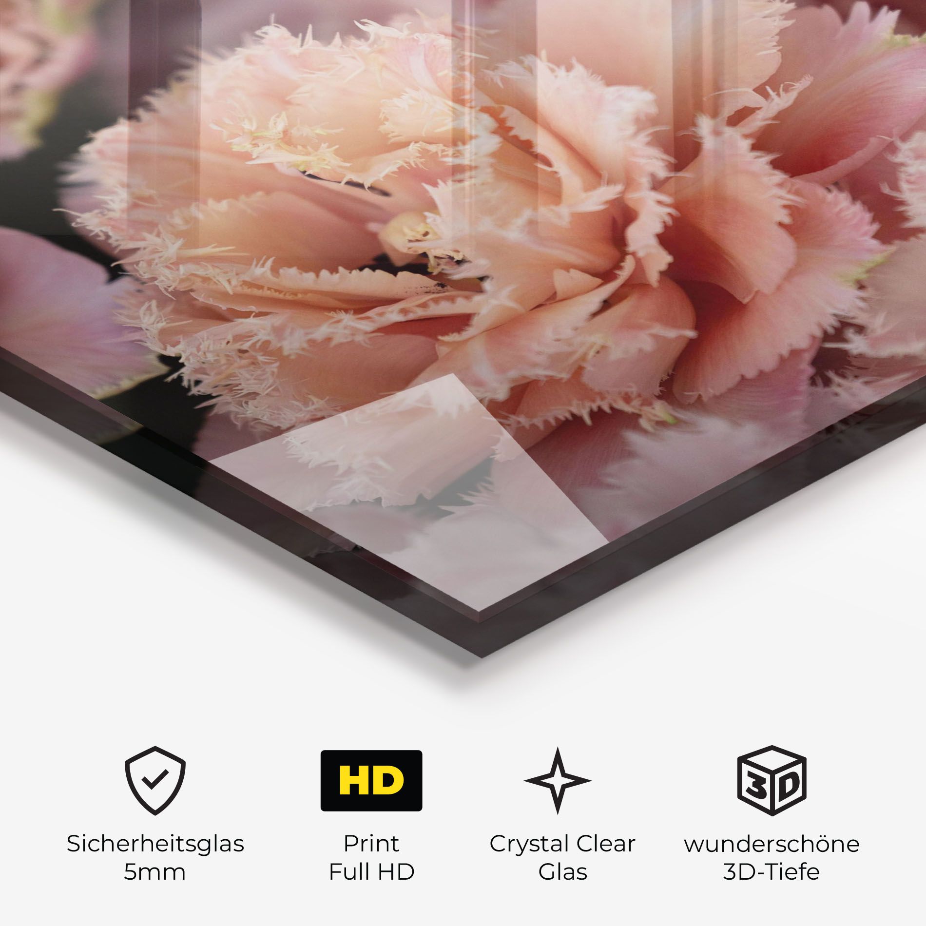 Pastel Fringed Tulips mockup 3