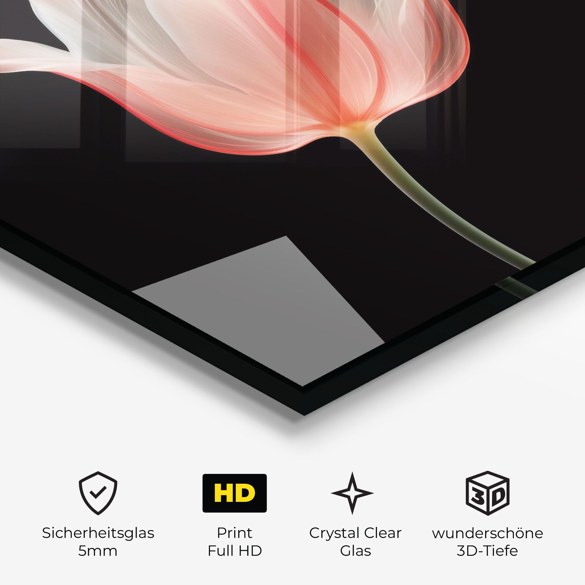 Pastel Pink Tulip mockup 3