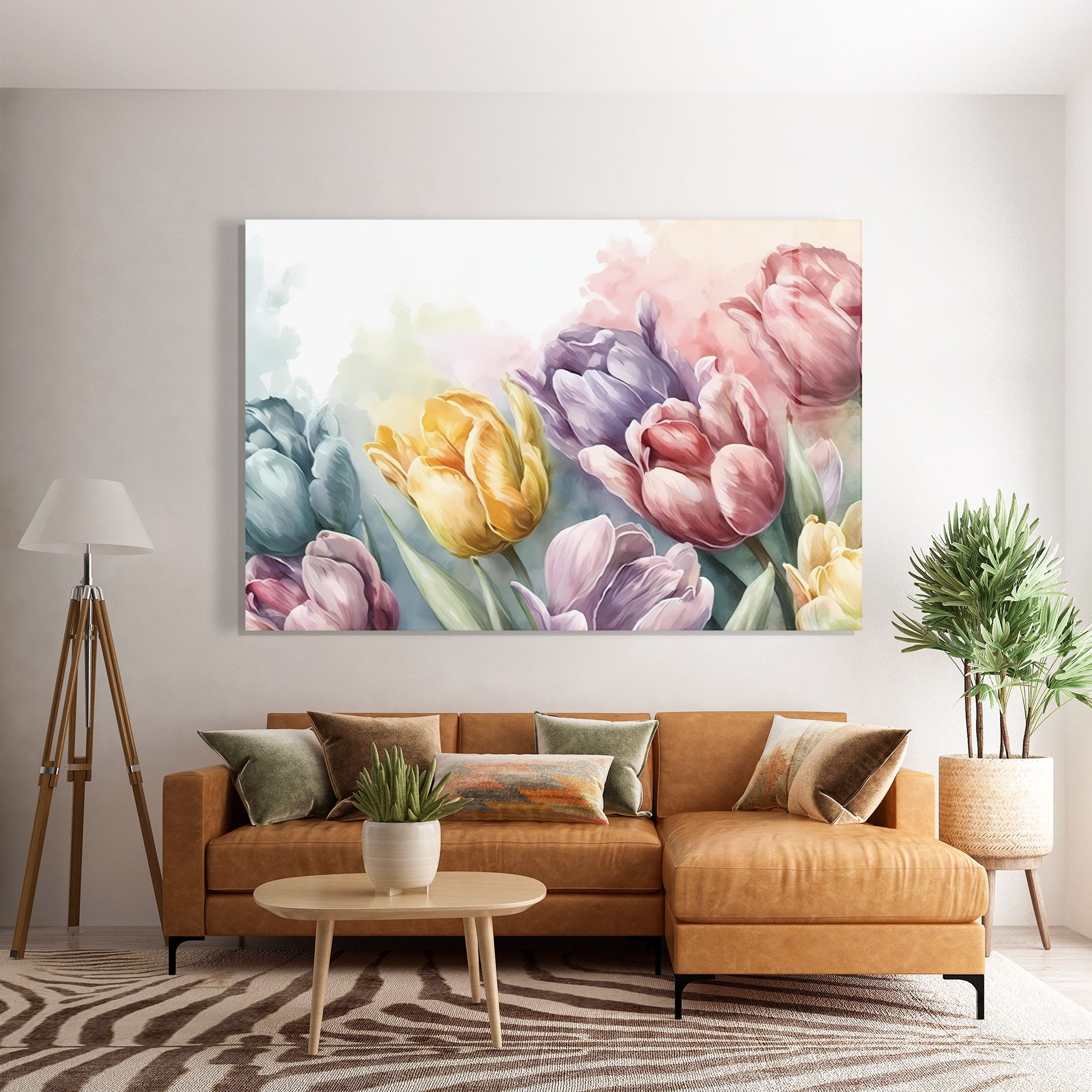 Pastel Tulips mockup 7