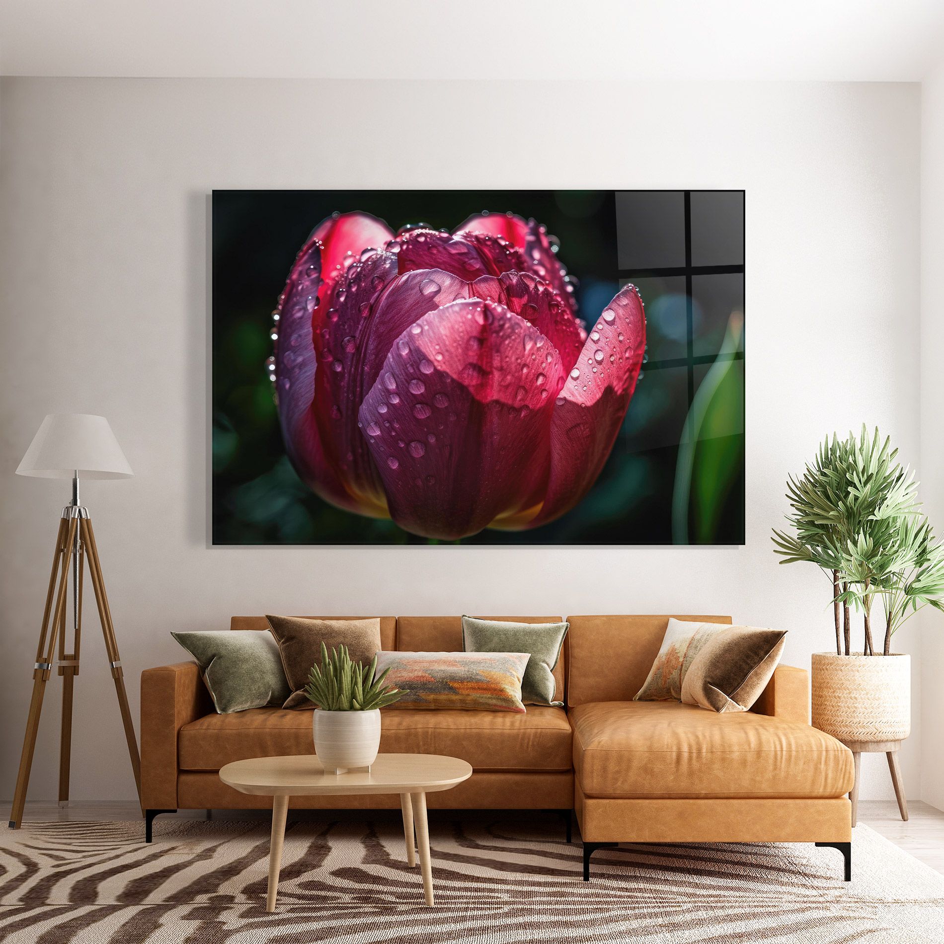 Pink Tulip After Rain mockup 7