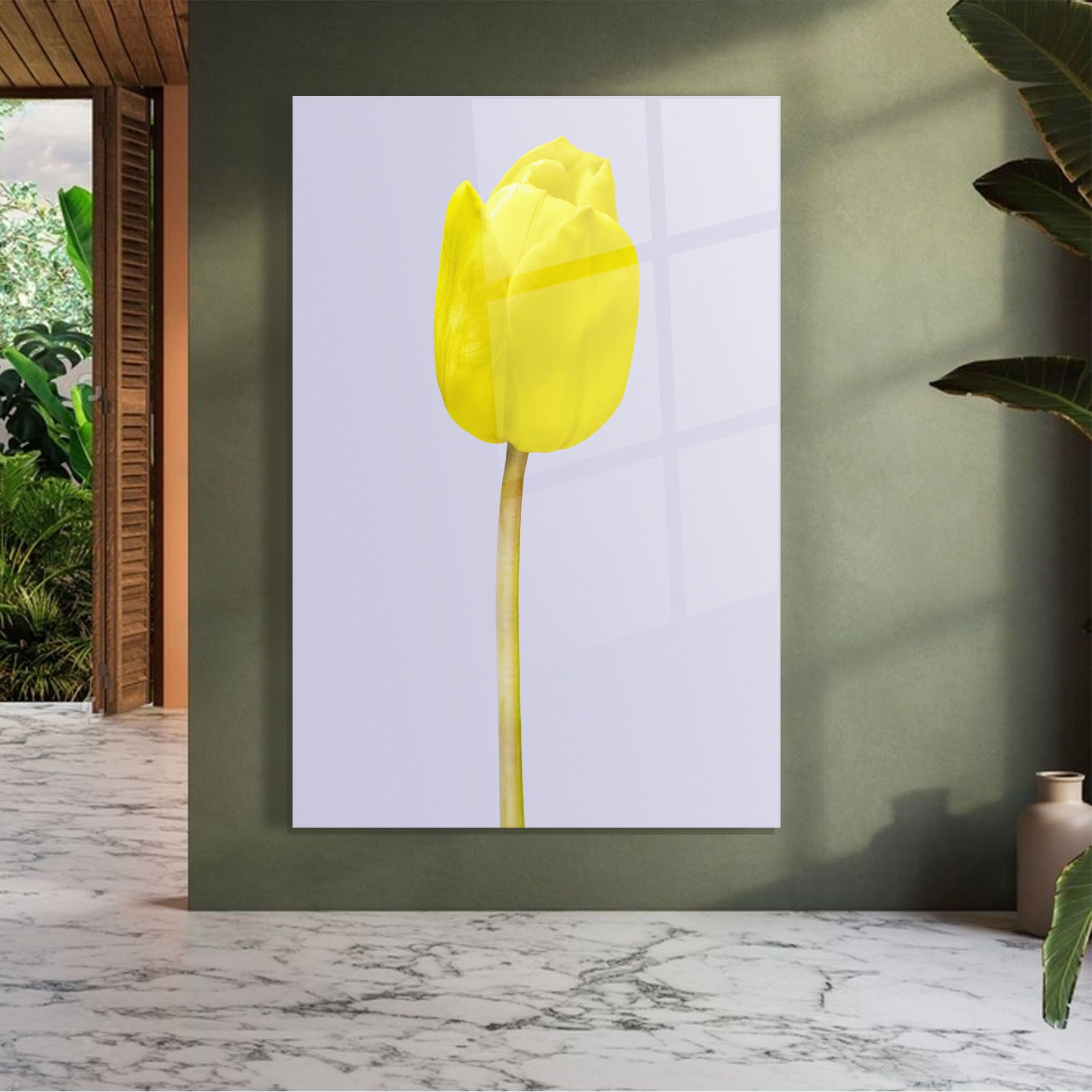 One Yellow Tulip mockup 7