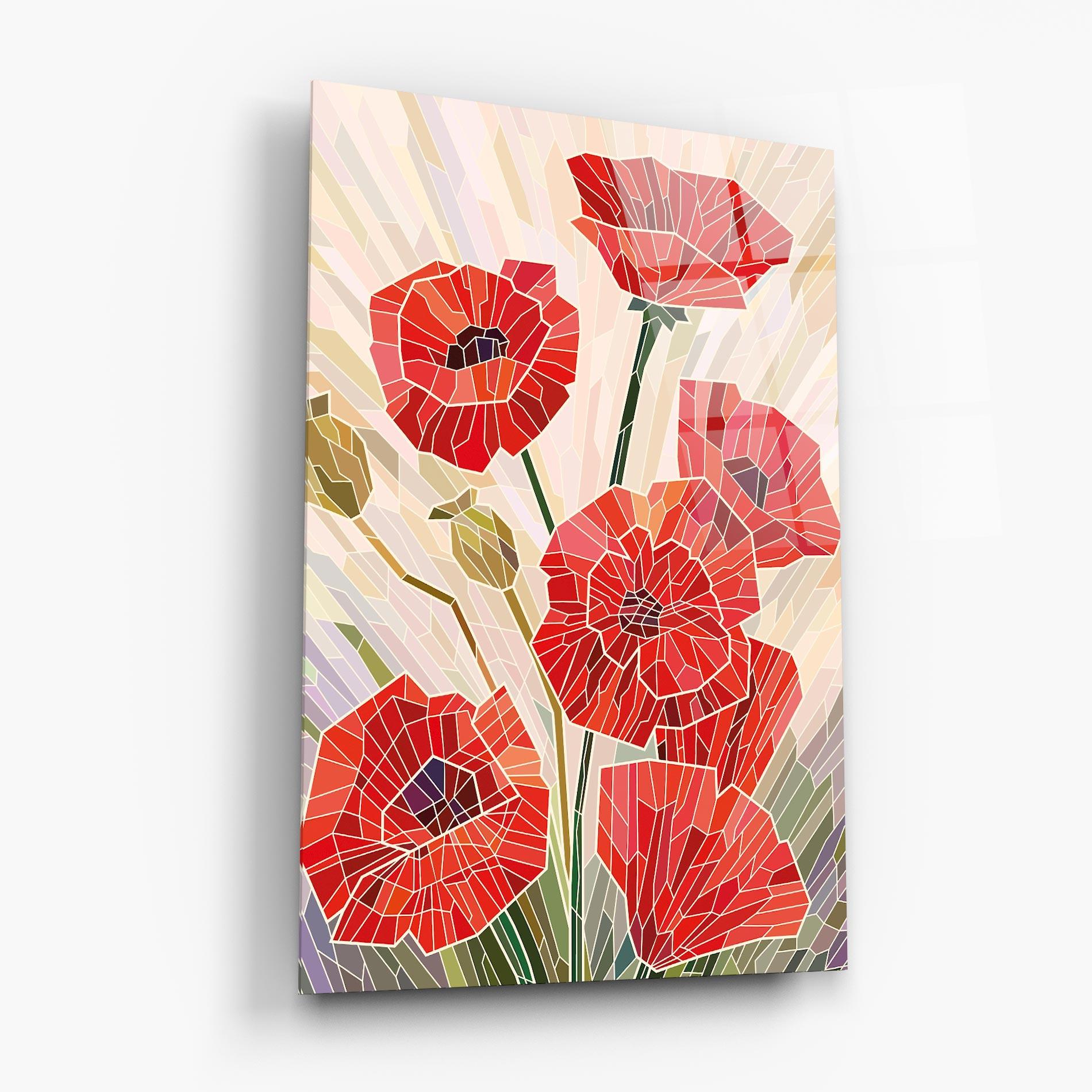 Glasbild Poppy Glass mockup 6
