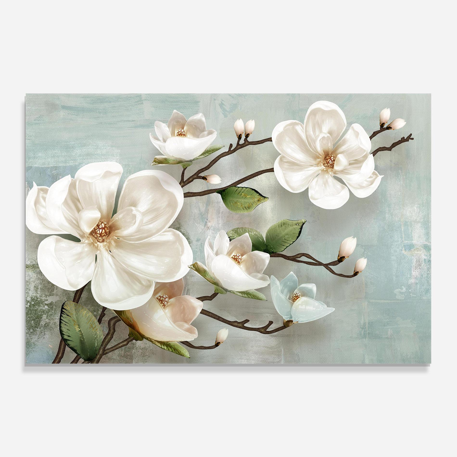 Glasbild Magnolino mockup 0