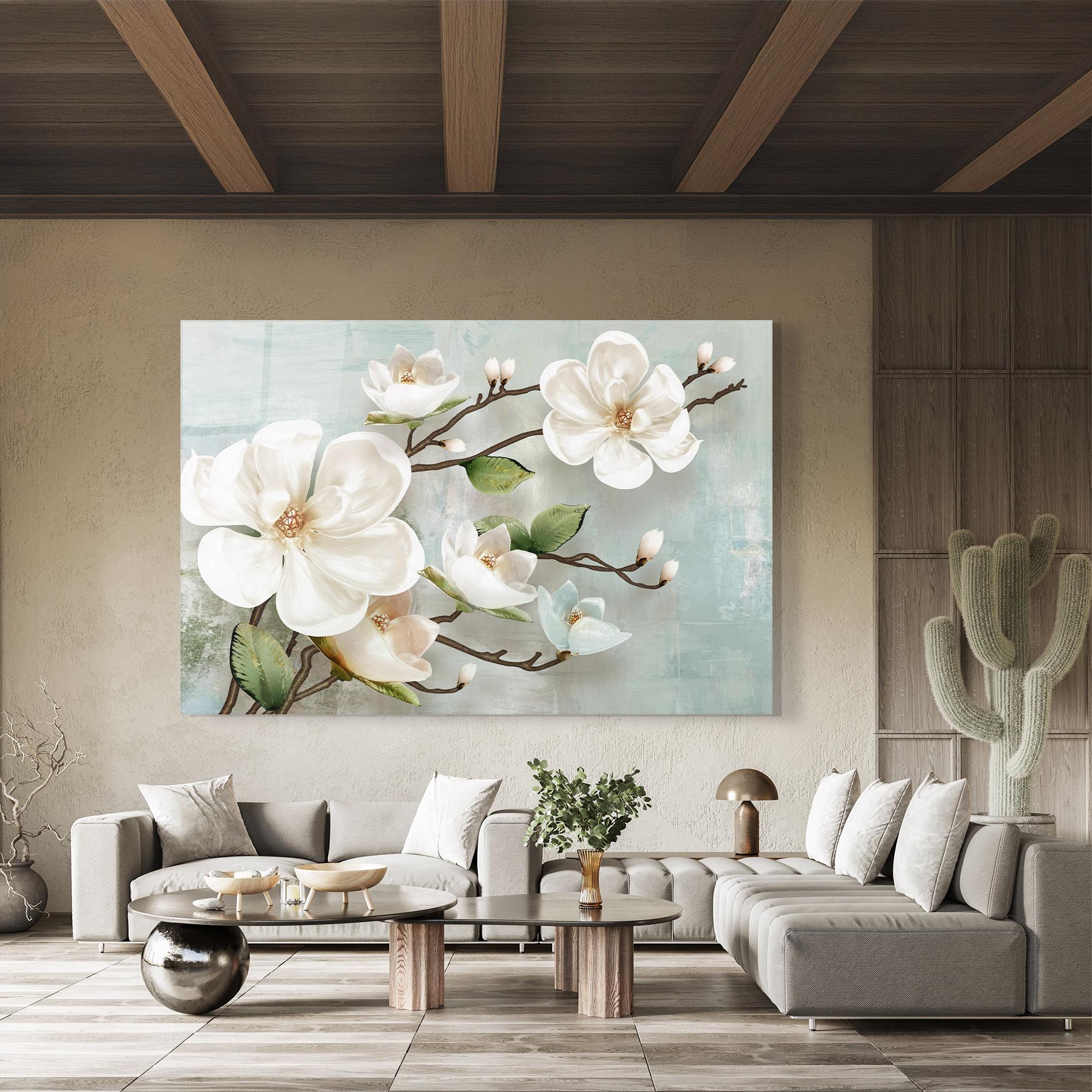 Glasbild Magnolino mockup 8