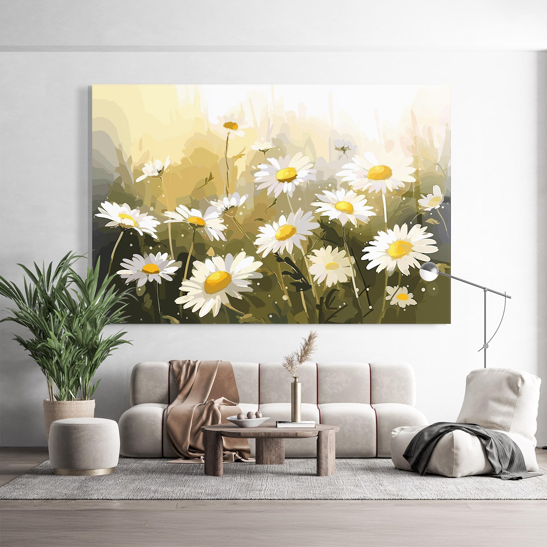 Glasbild Daily Daisy mockup 9