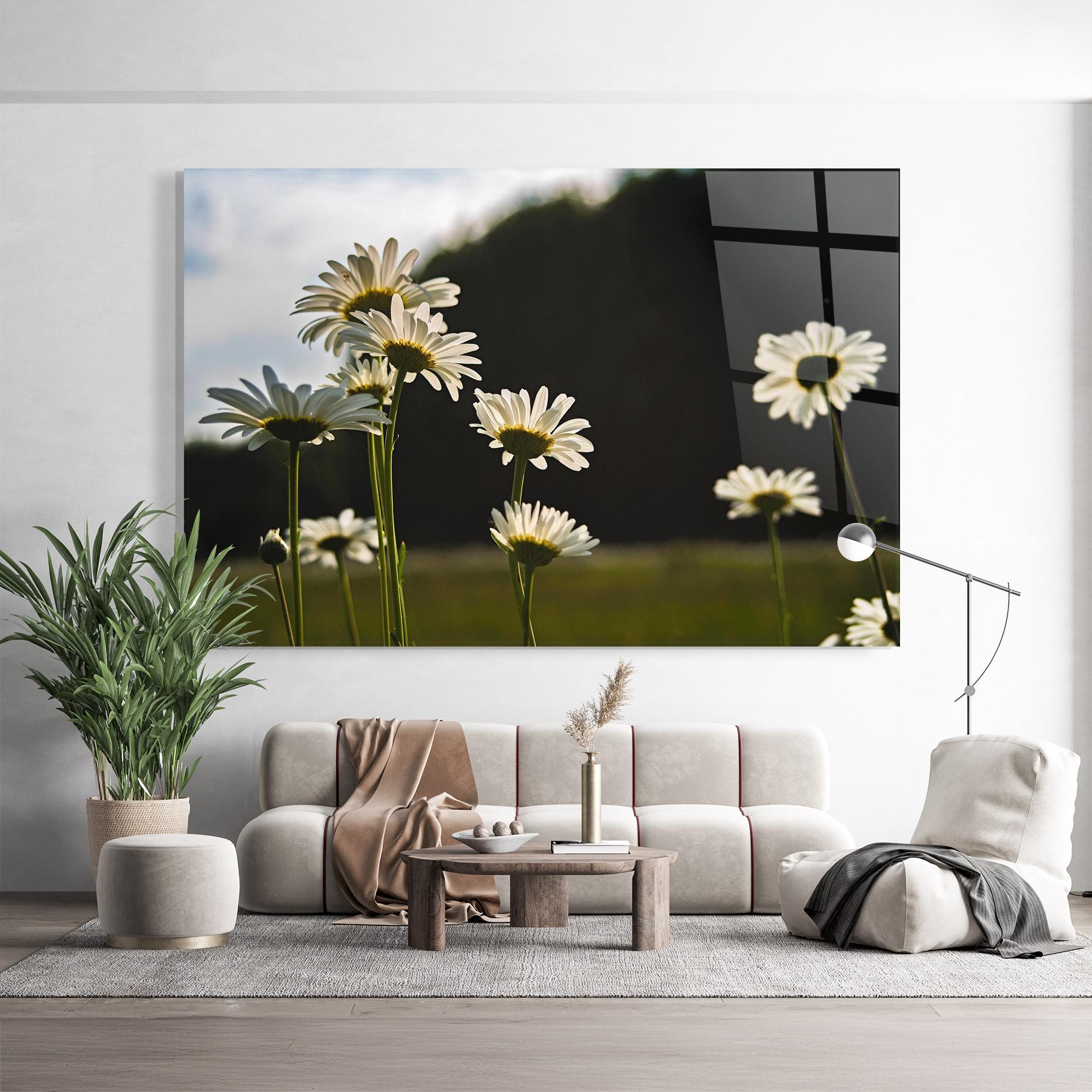 Glasbild Wild Daisy mockup 9