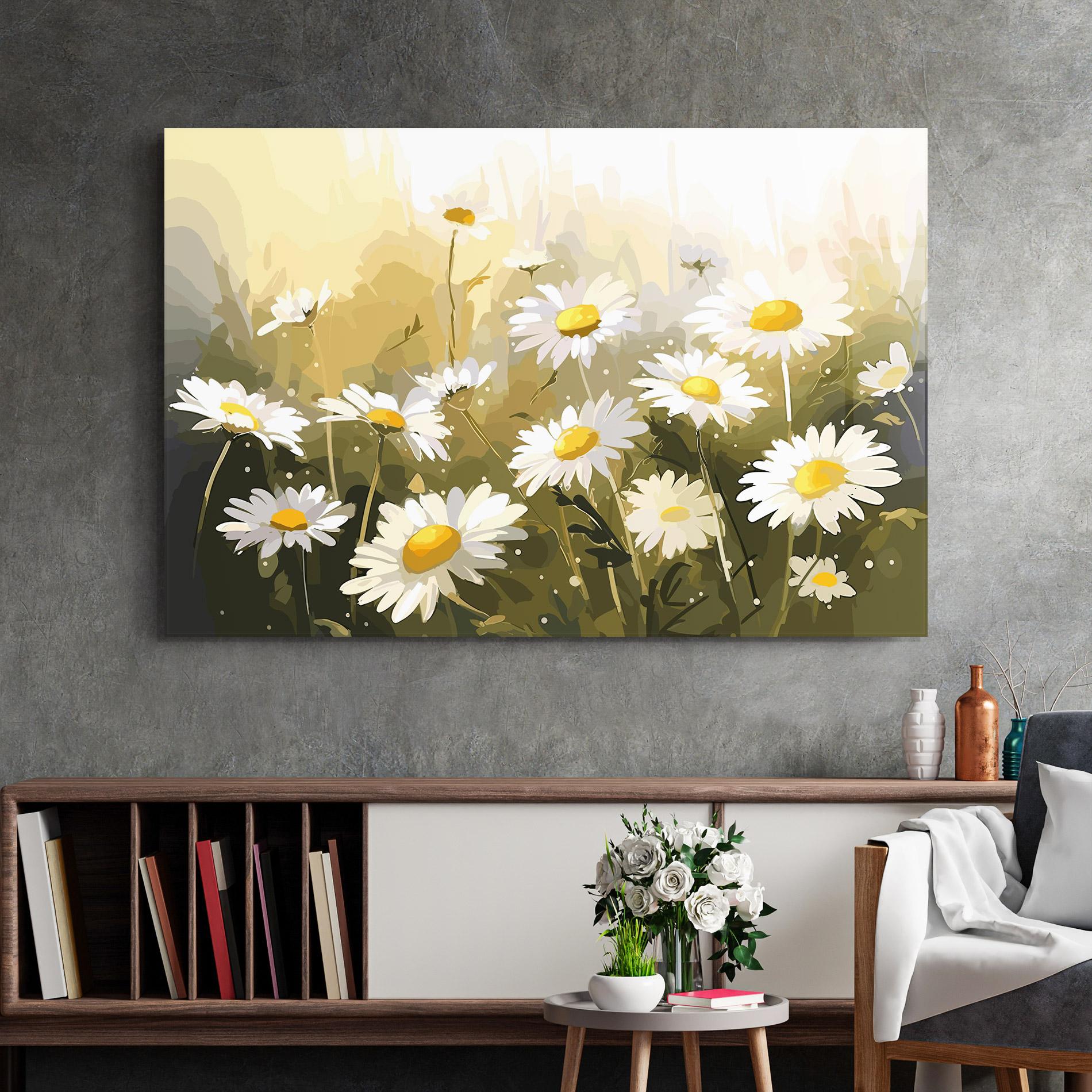 Glasbild Daily Daisy mockup 2