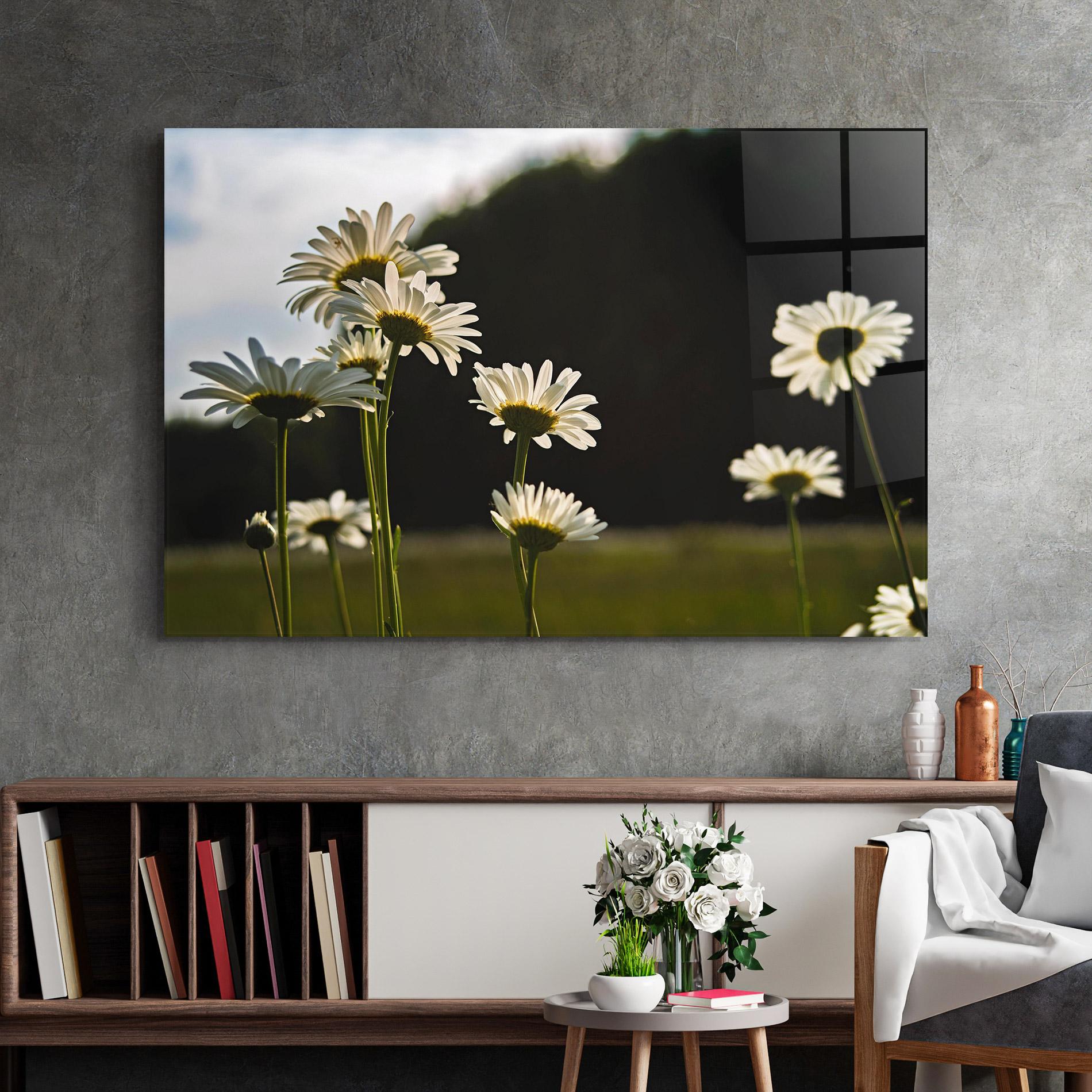 Glasbild Wild Daisy mockup 2