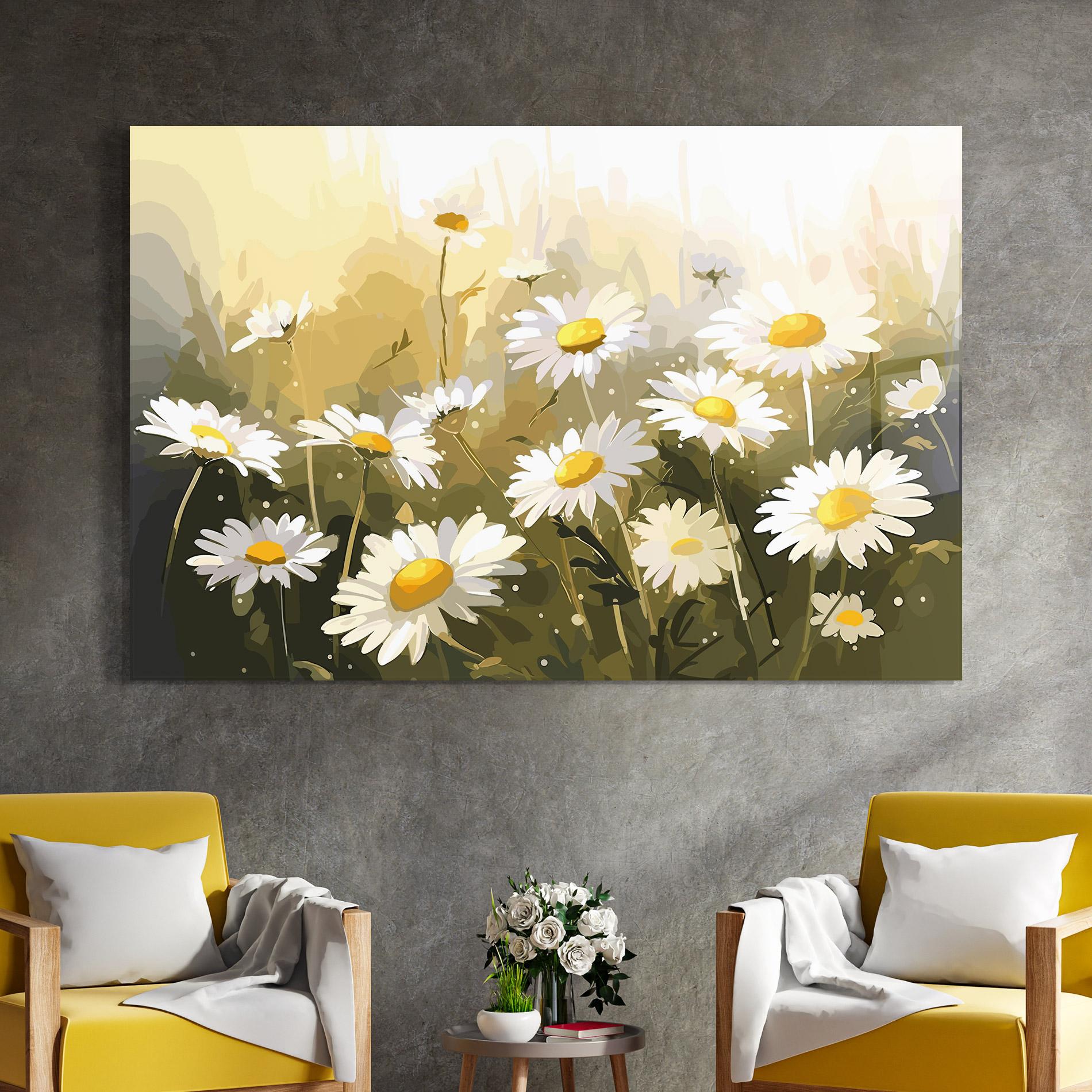 Glasbild Daily Daisy mockup 4