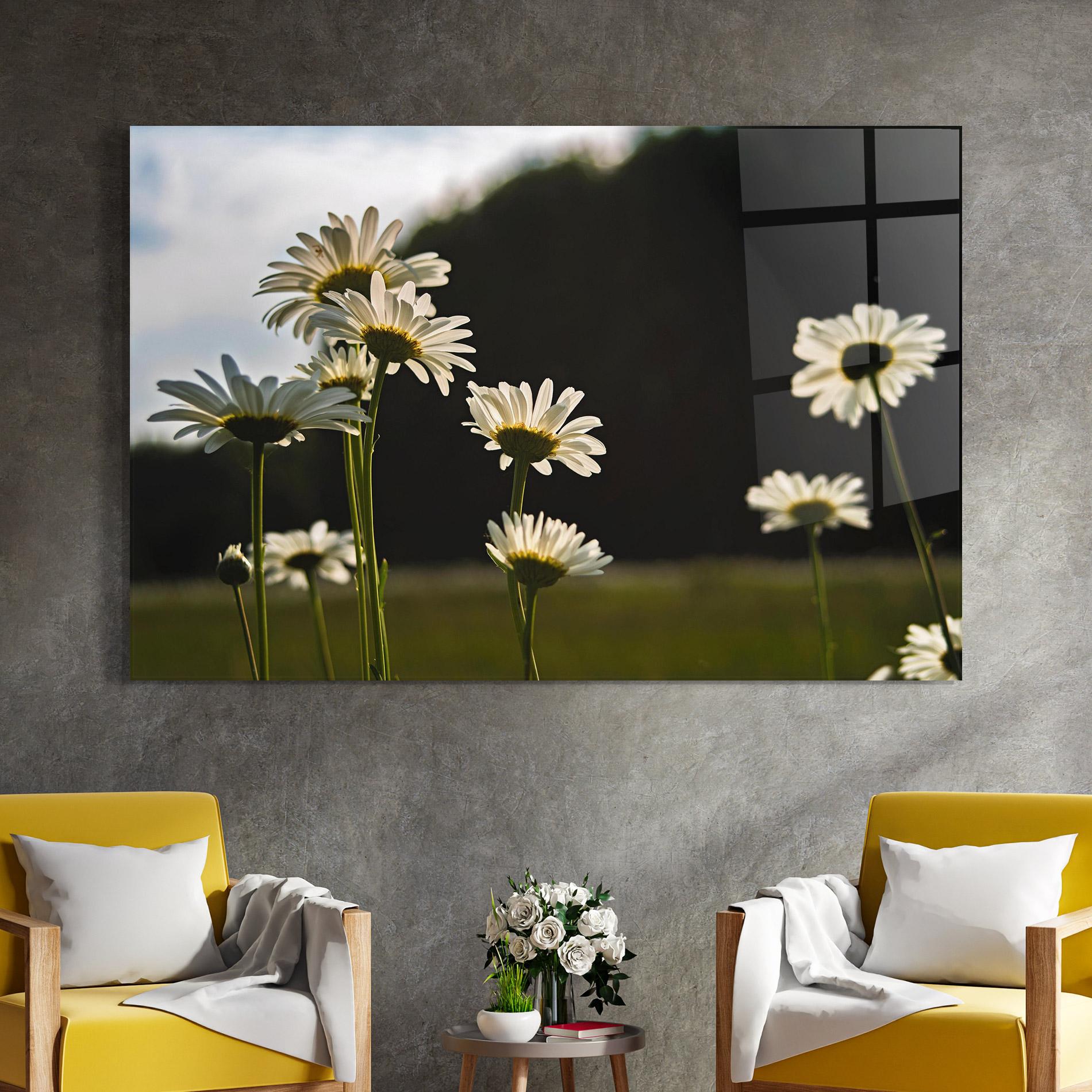 Glasbild Wild Daisy mockup 4
