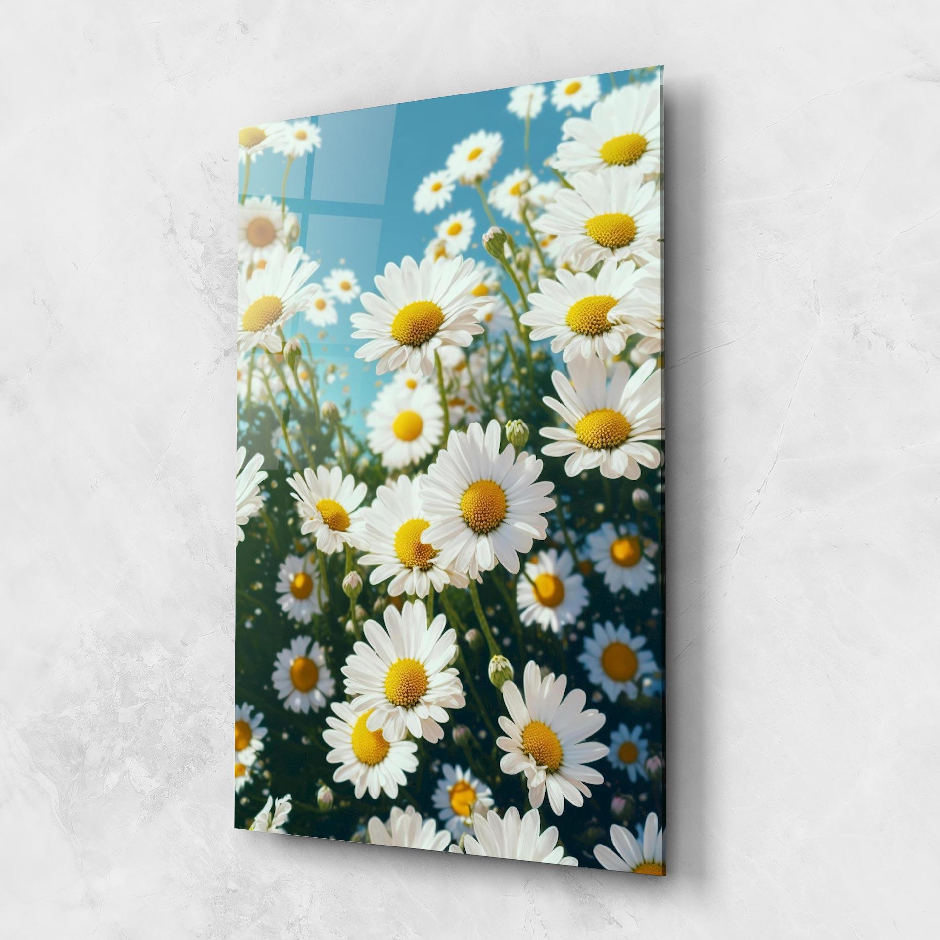 Glasbild Daisy Field View mockup 1