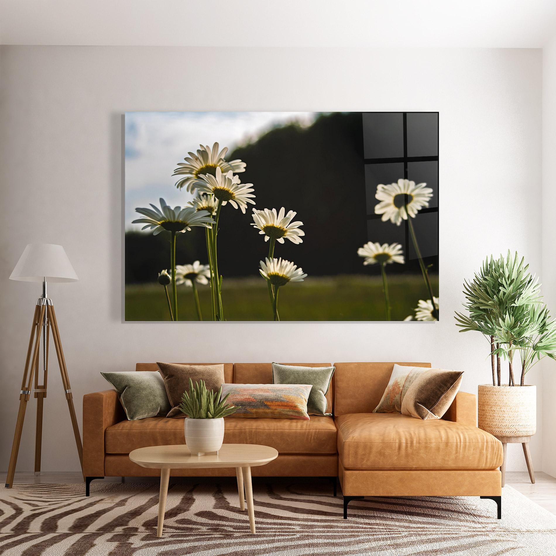 Glasbild Wild Daisy mockup 7