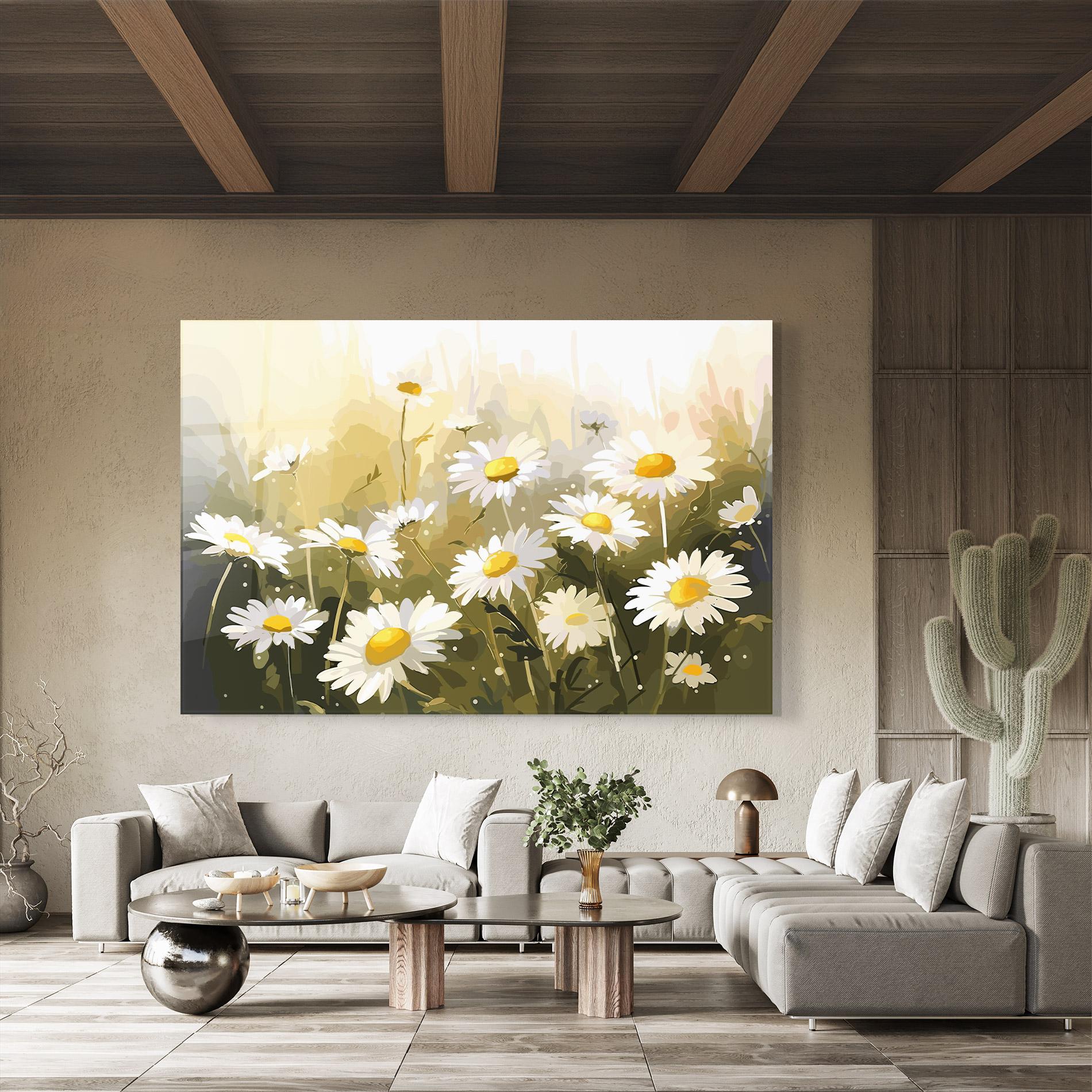 Glasbild Daily Daisy mockup 8