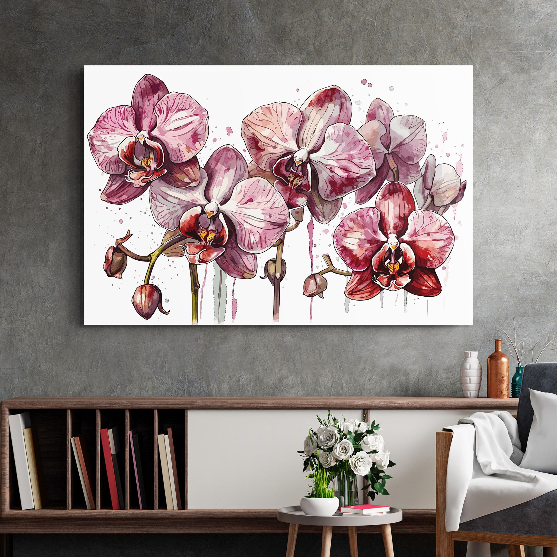 Orchid Art mockup 2