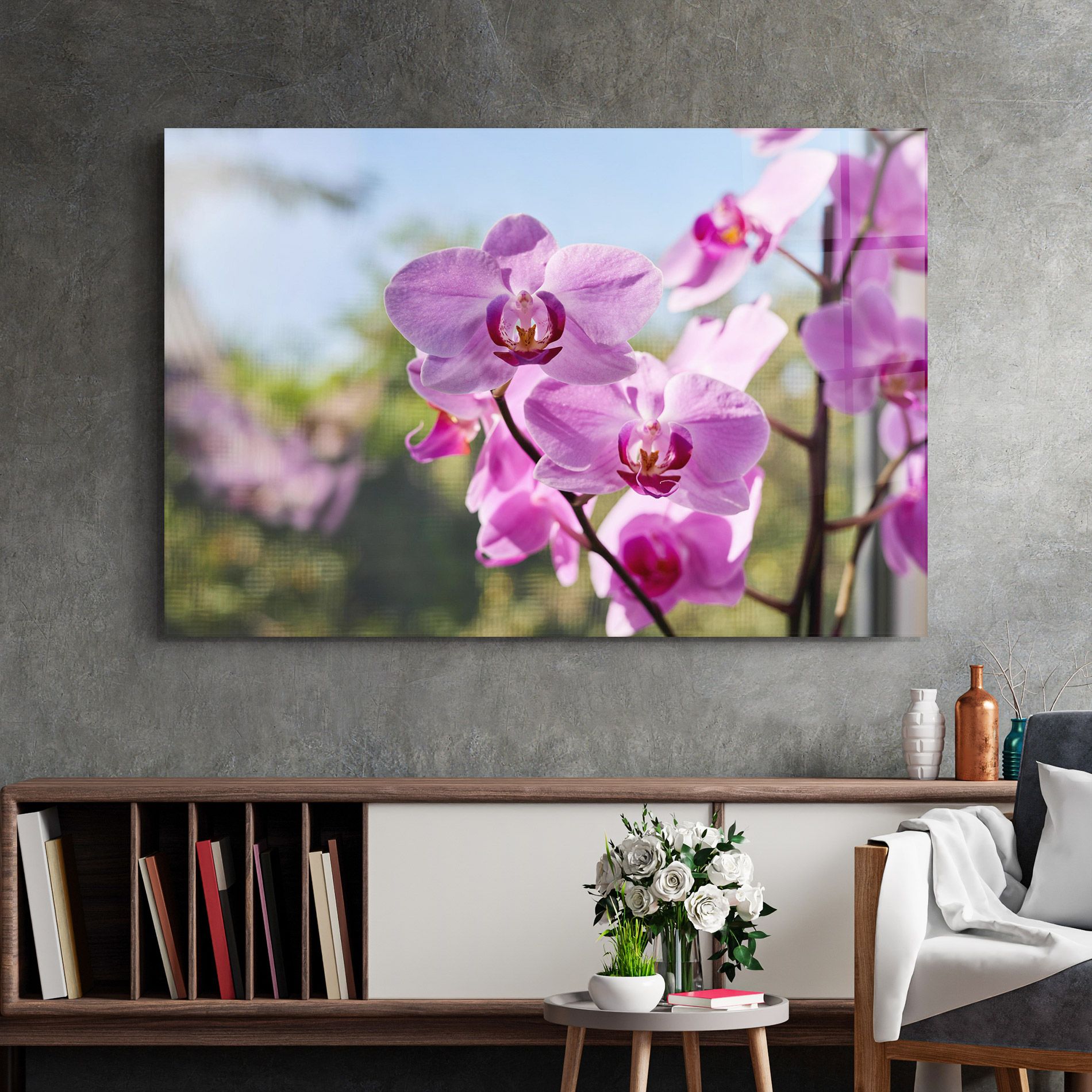 Orchids In The Garden mockup 2