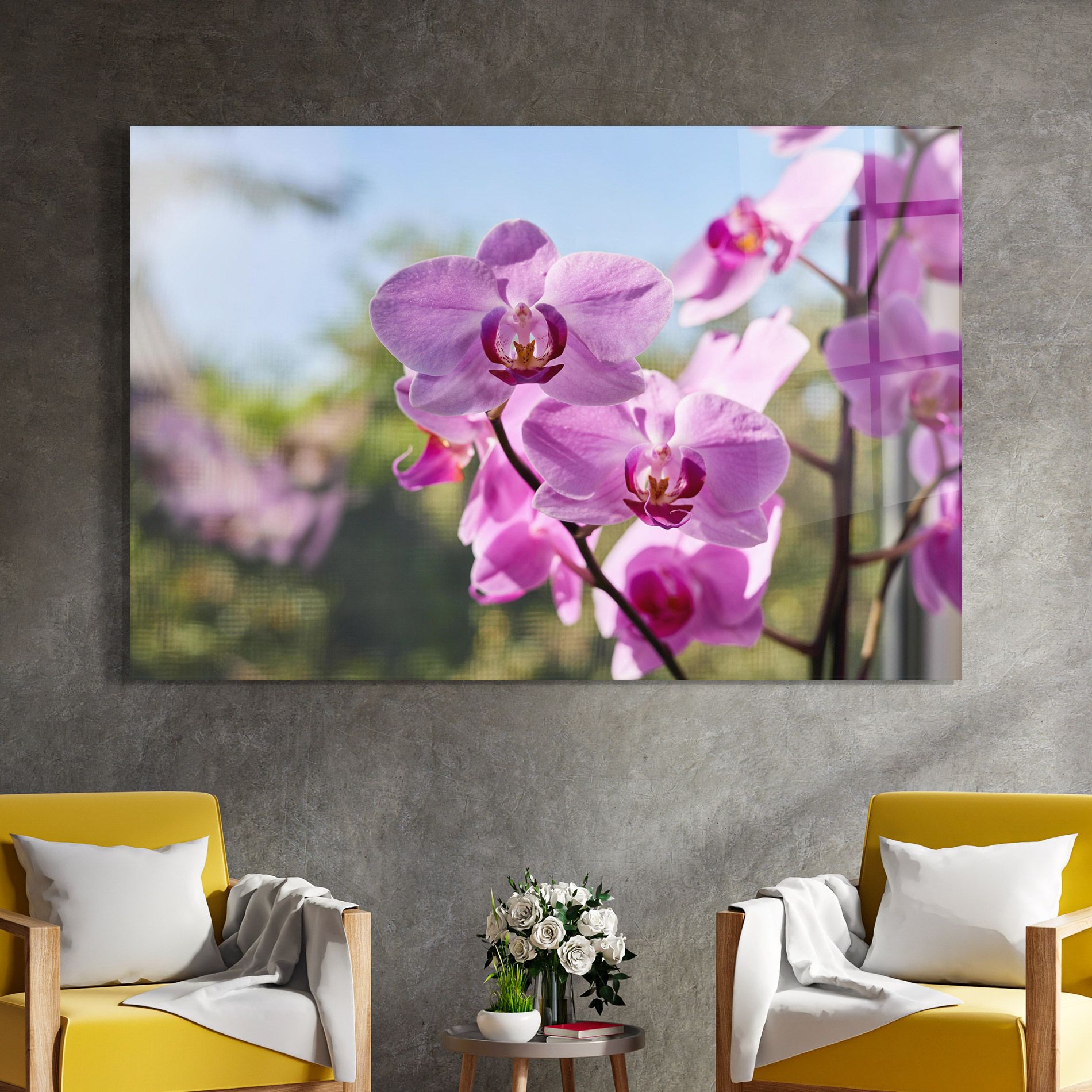 Orchids In The Garden mockup 4